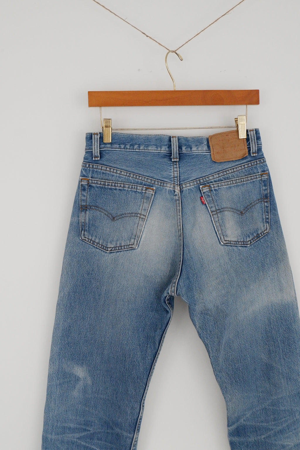 Levis Vintage 501 Medium Light Wash Jeans - 30