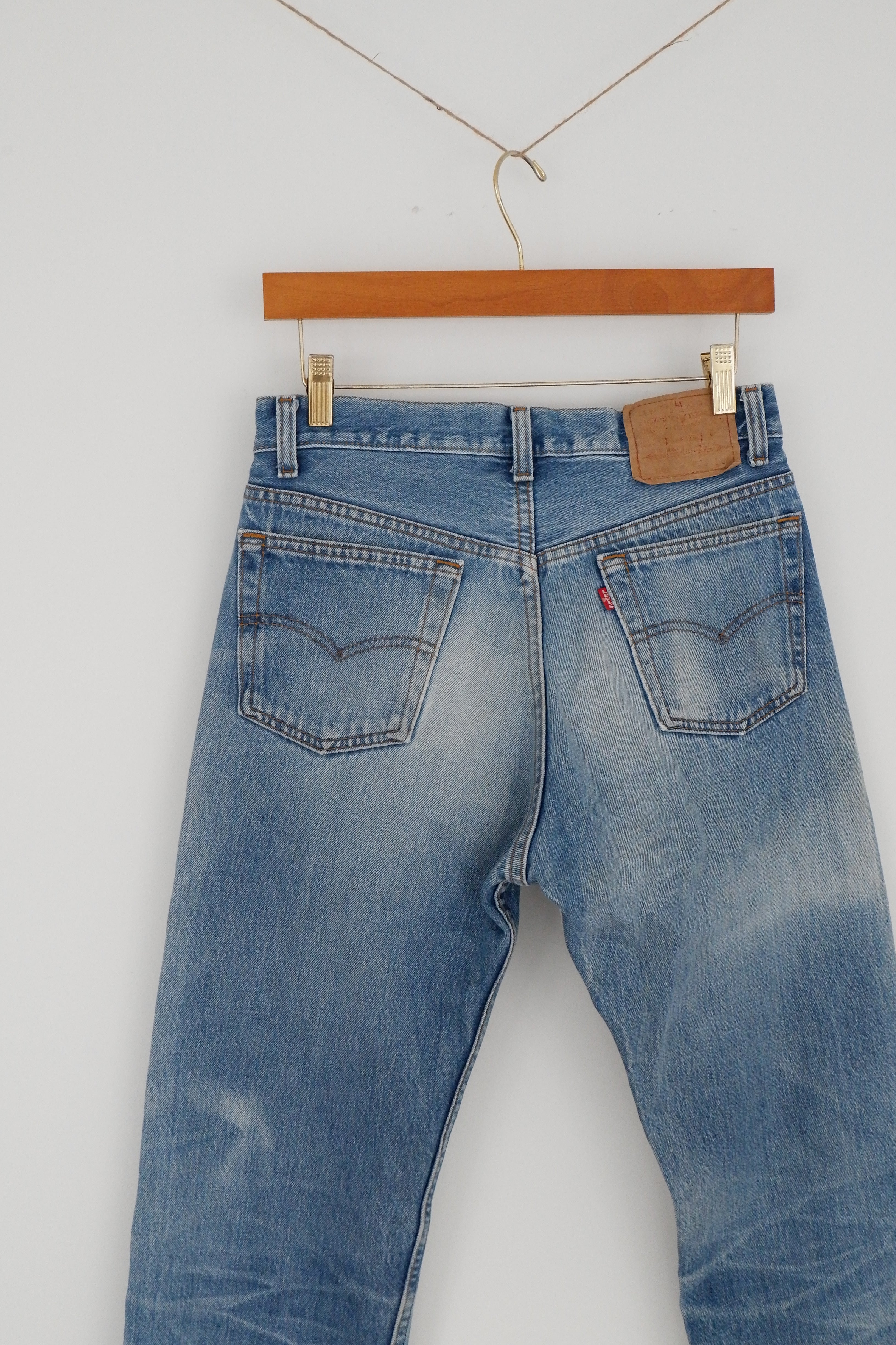 Levis Vintage 501 Medium Light Wash Jeans - 30
