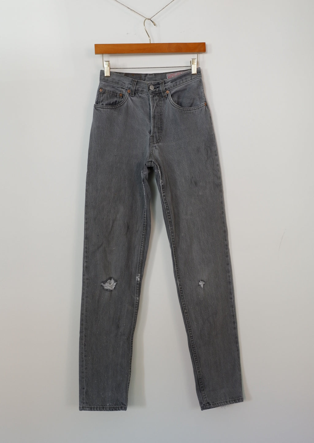 Levis Vintage 591 Light Grey Jeans - 26