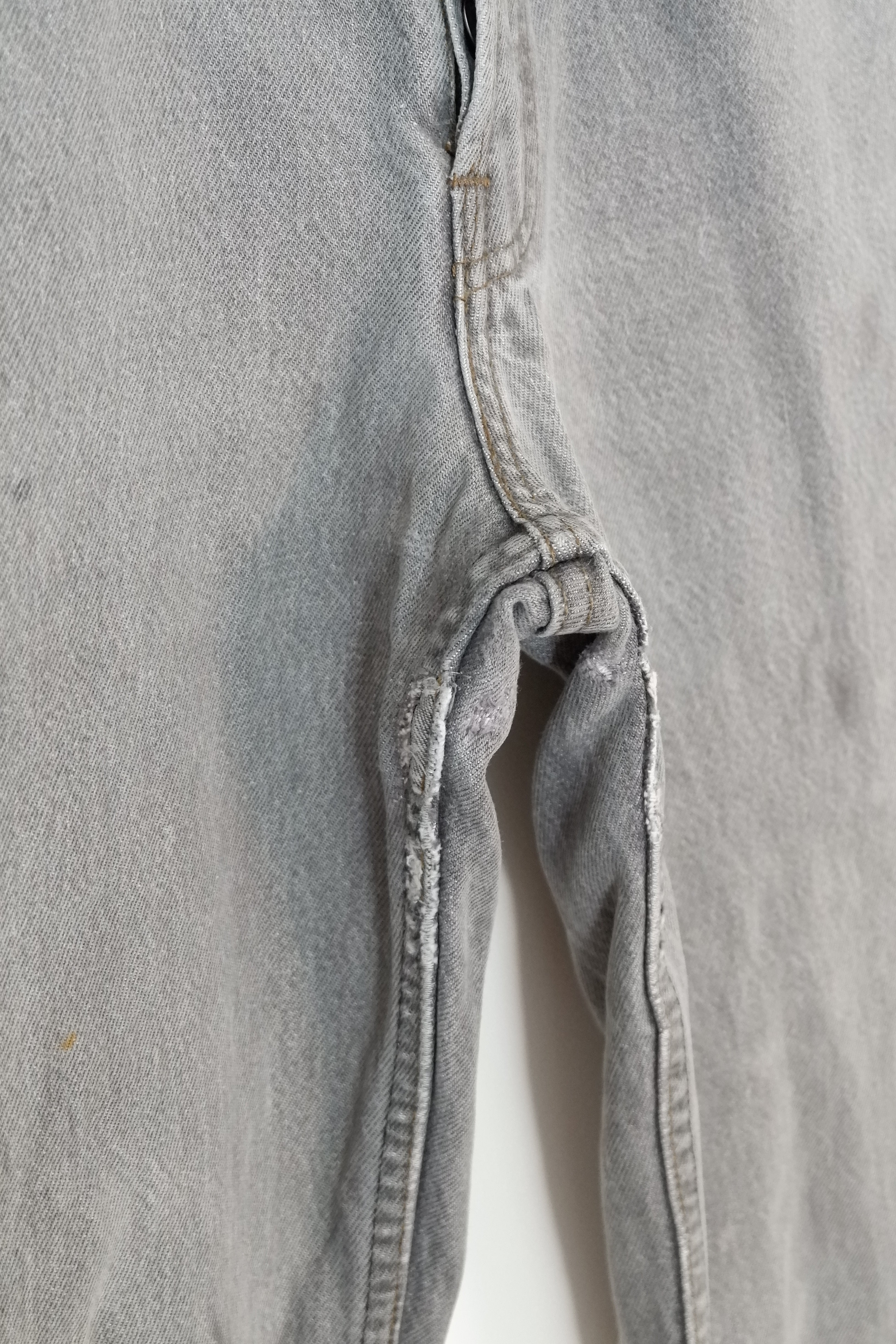 Levis Vintage 591 Light Grey Jeans - 26