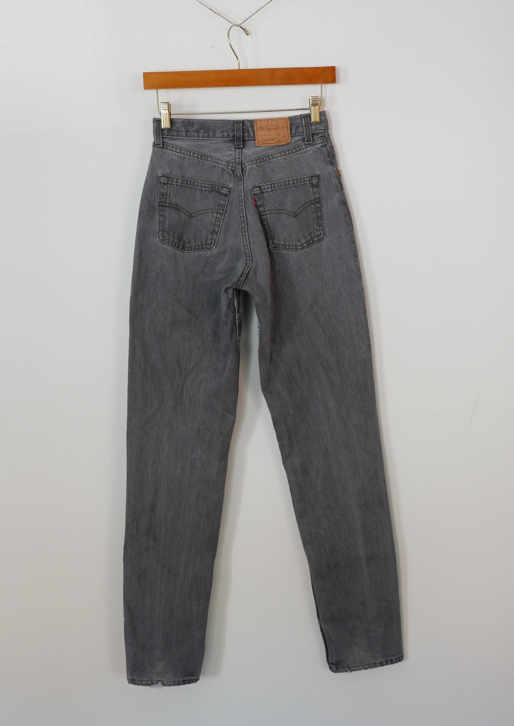 Levis Vintage 591 Light Grey Jeans - 26