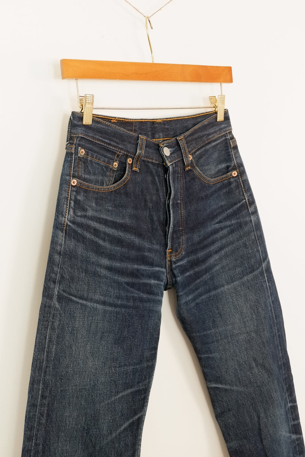 Levis Vintage 501 Medium Dark Blue Jeans - 26