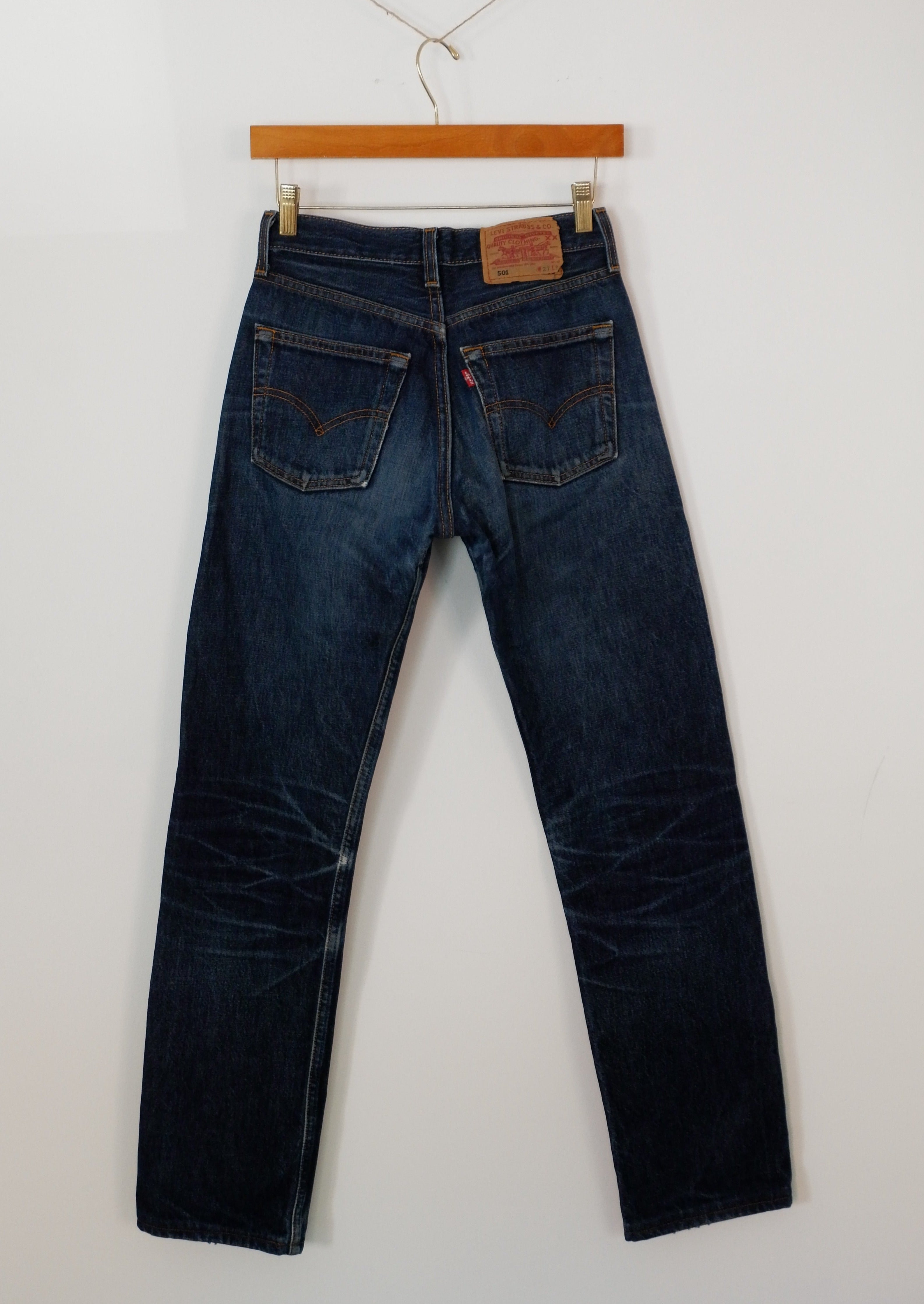 Levis Vintage 501 Medium Dark Blue Jeans - 26