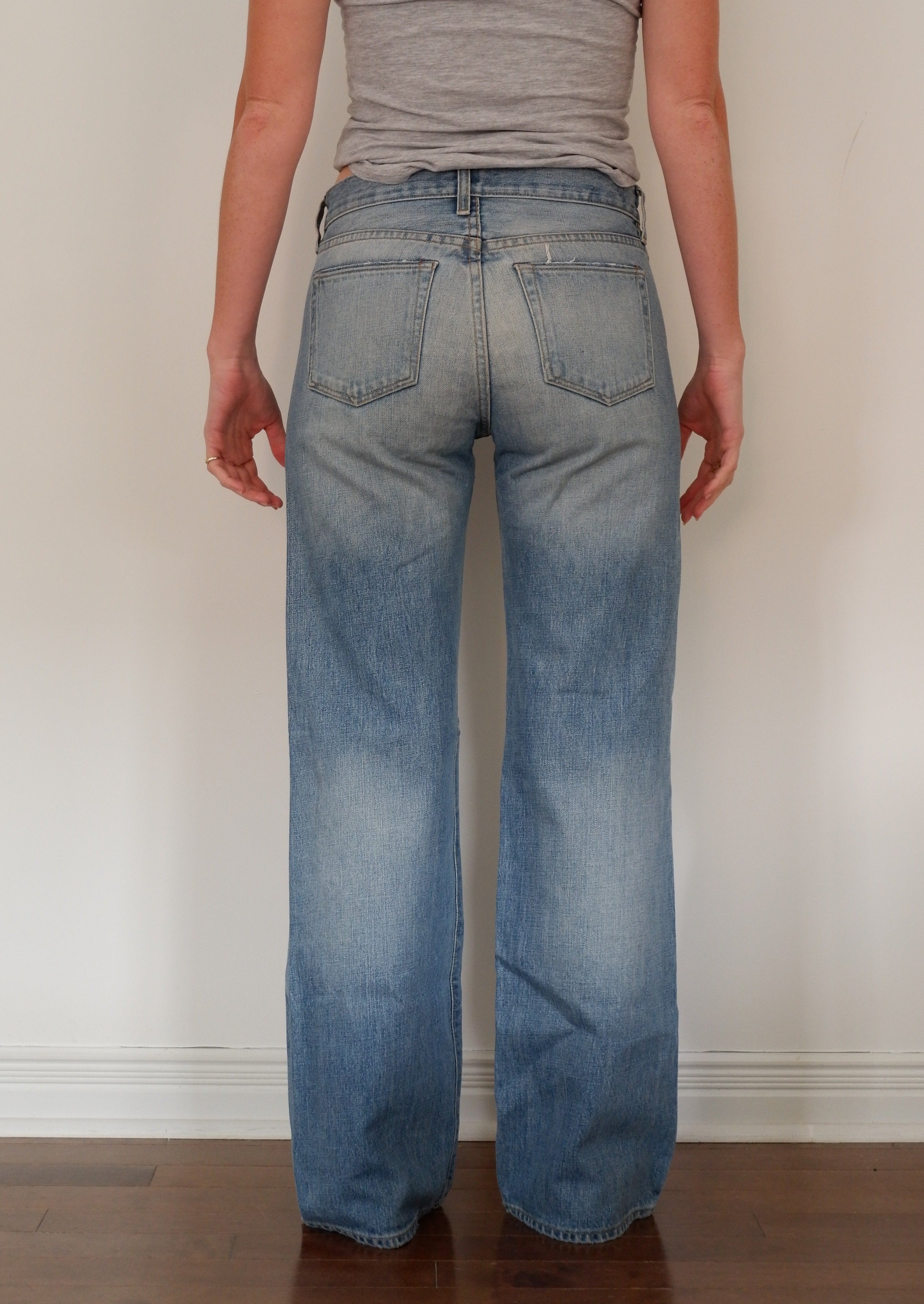 Simon Miller Light Wash Wide Leg Jeans - 26