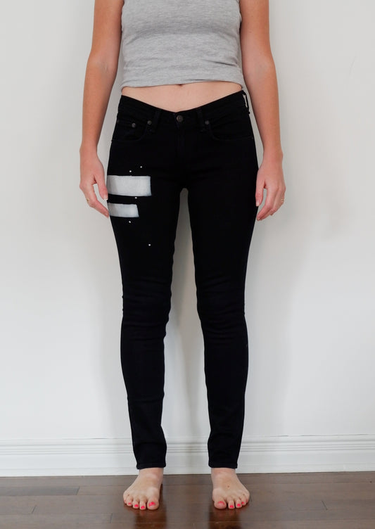 Rag & Bone Black Skinny Jeans - 26