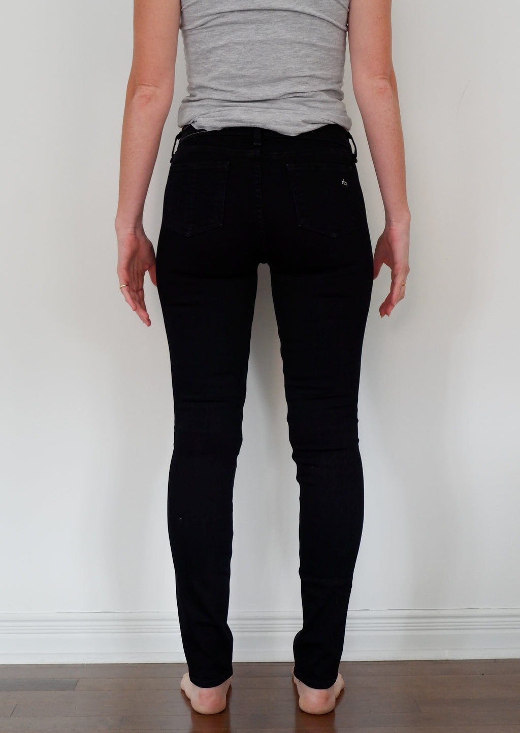 Rag & Bone Black Skinny Jeans - 26