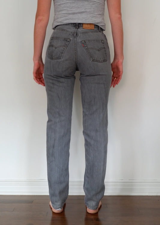 Levis Vintage 591 Light Grey Jeans - 26