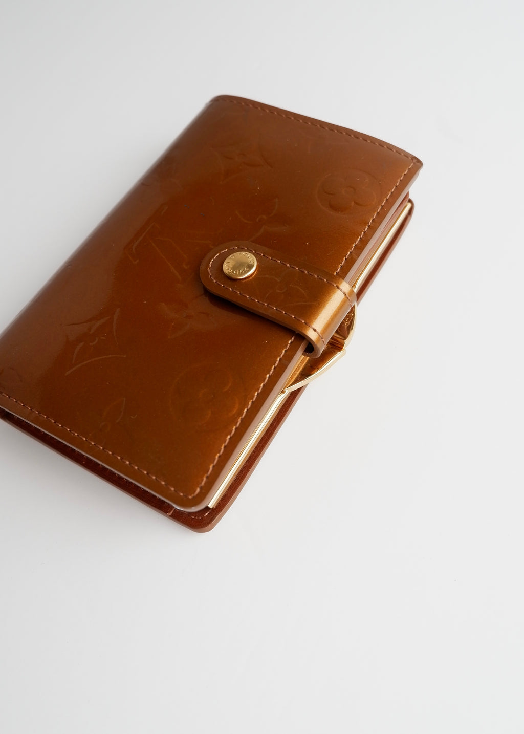 Authentic Preowned Louis Vuitton Brown Monogram Vernis Compact Wallet