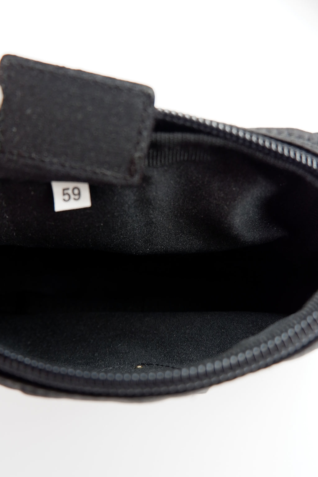 Authentique Mini Pochette Prada en Satin Noir de Seconde Main