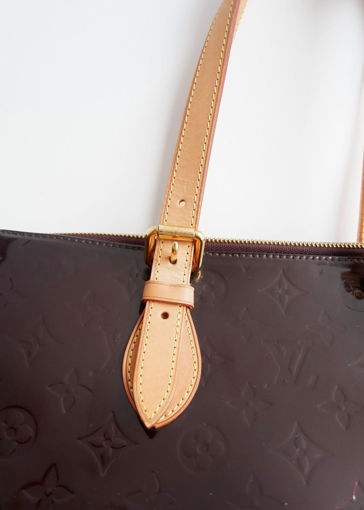 Authentic Preowned Louis Vuitton Monogram Vernis Amarante Rosewood Shoulder Bag