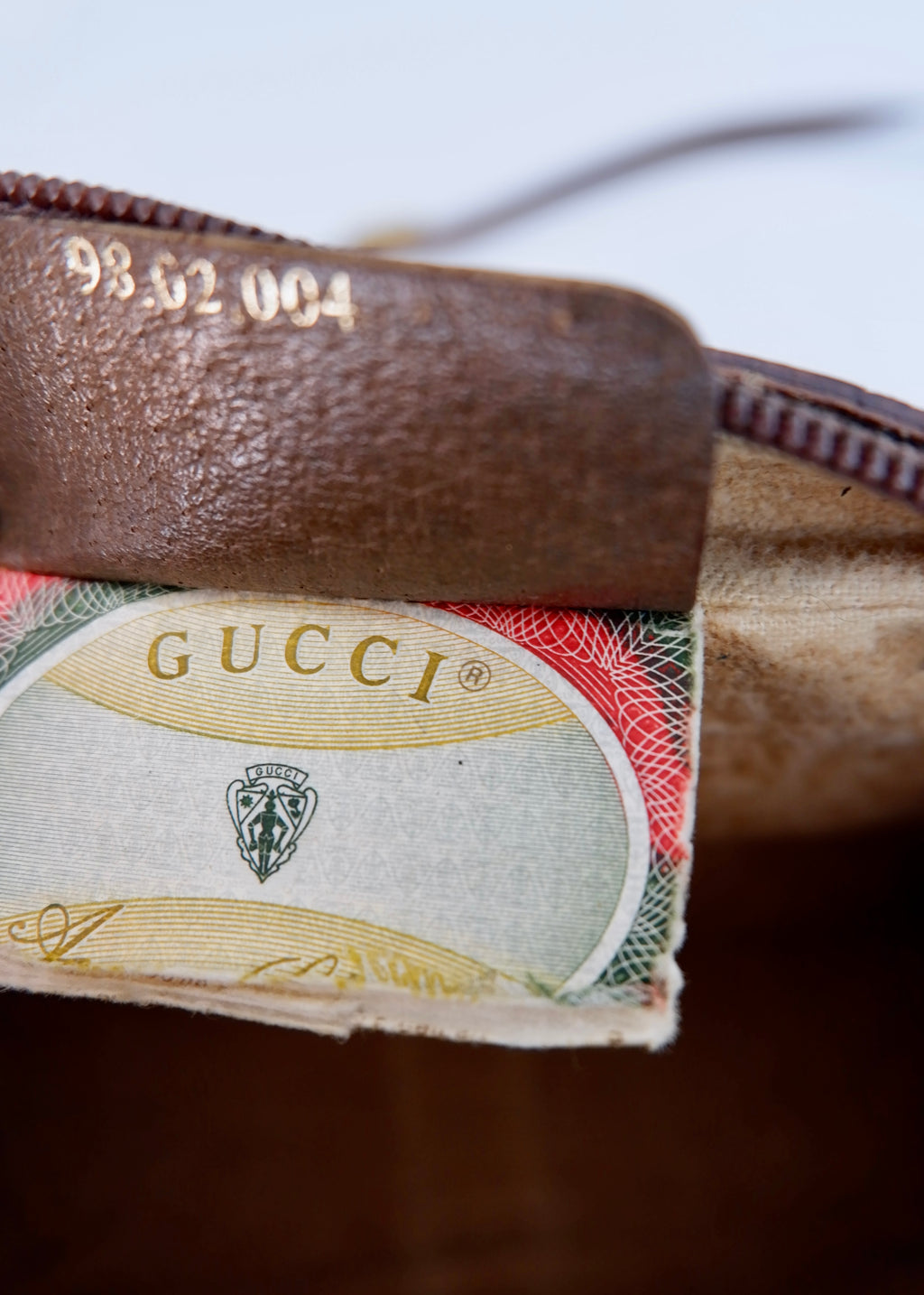Authentic Preowned Gucci Anniversary Collection Brown Camera Bag