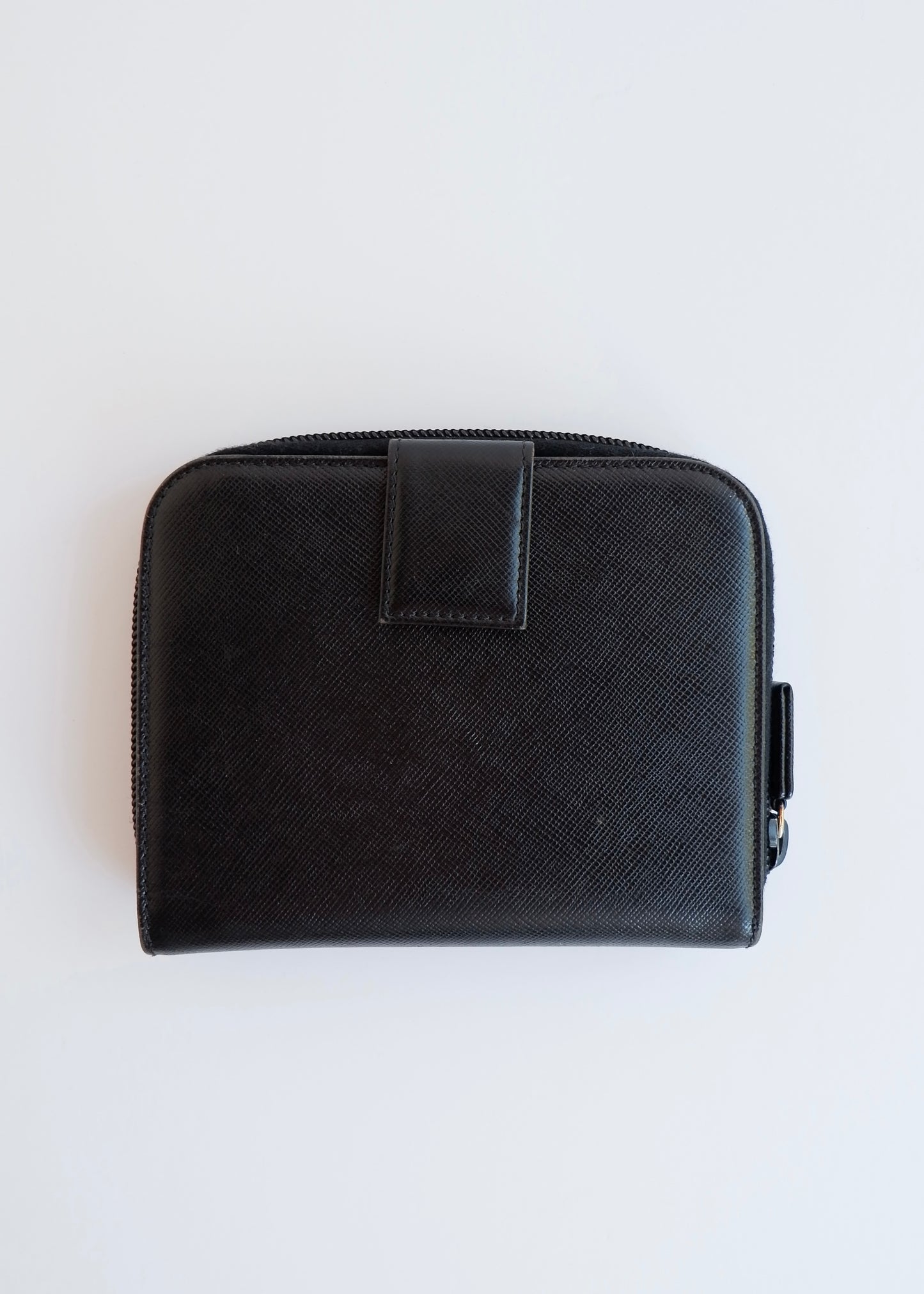 Authentic Preowned Prada Black Saffiano Leather Bi-Fold Wallet