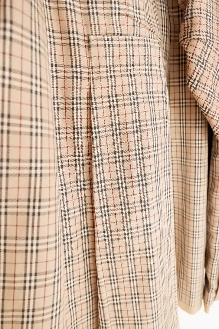 Trench-coat mi-long beige Burberry d'occasion authentique - T.S