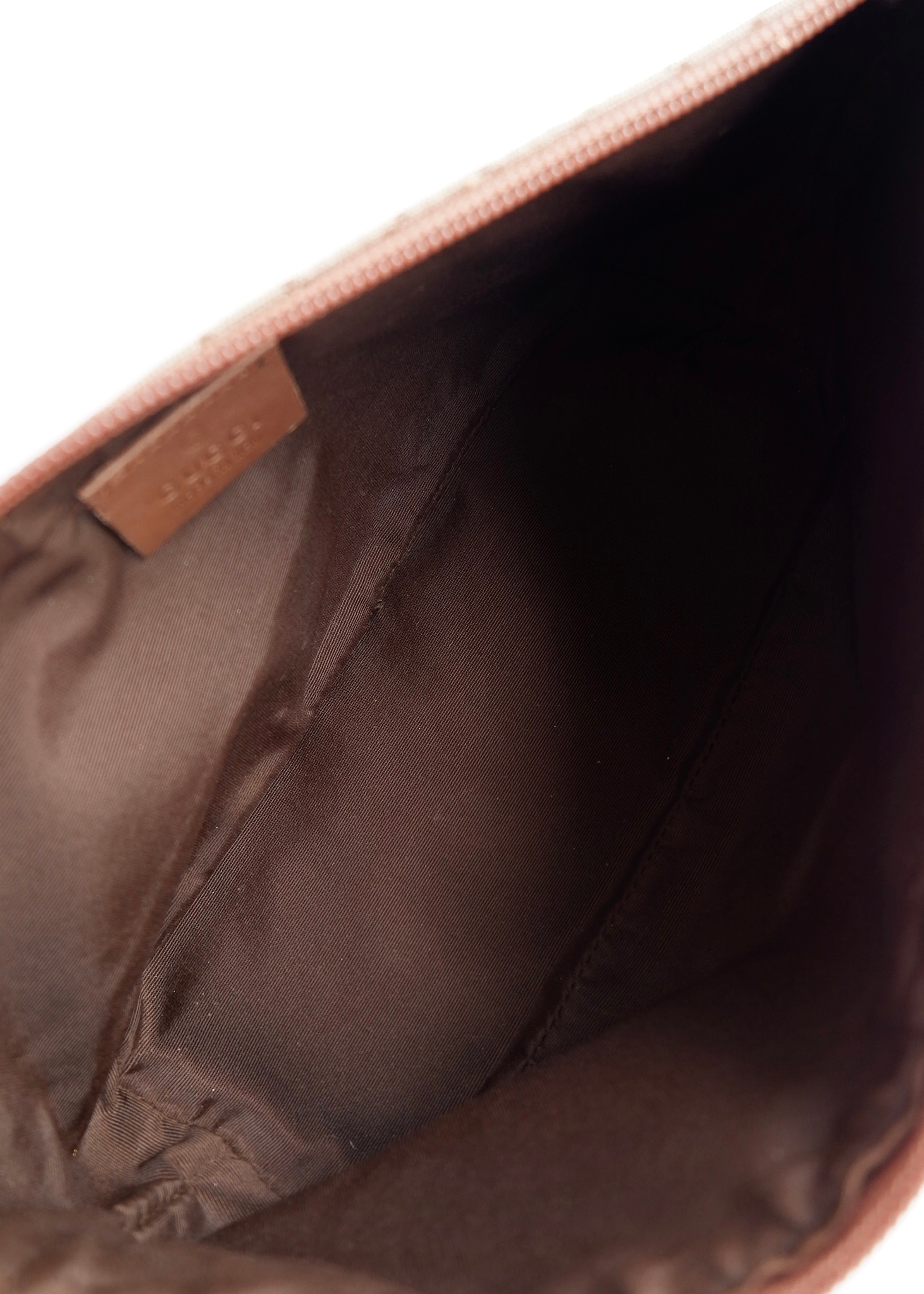 Authentic Preowned Gucci Brown GG Canvas Boat Pochette