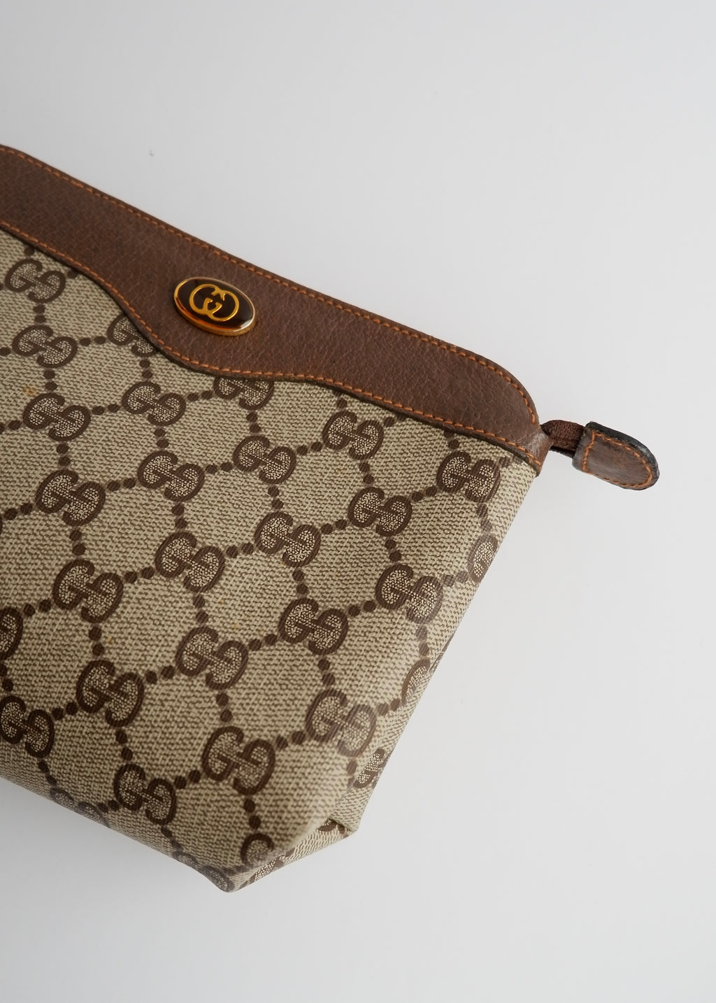 Authentic Preowned Vintage Gucci GG Canvas Pouch