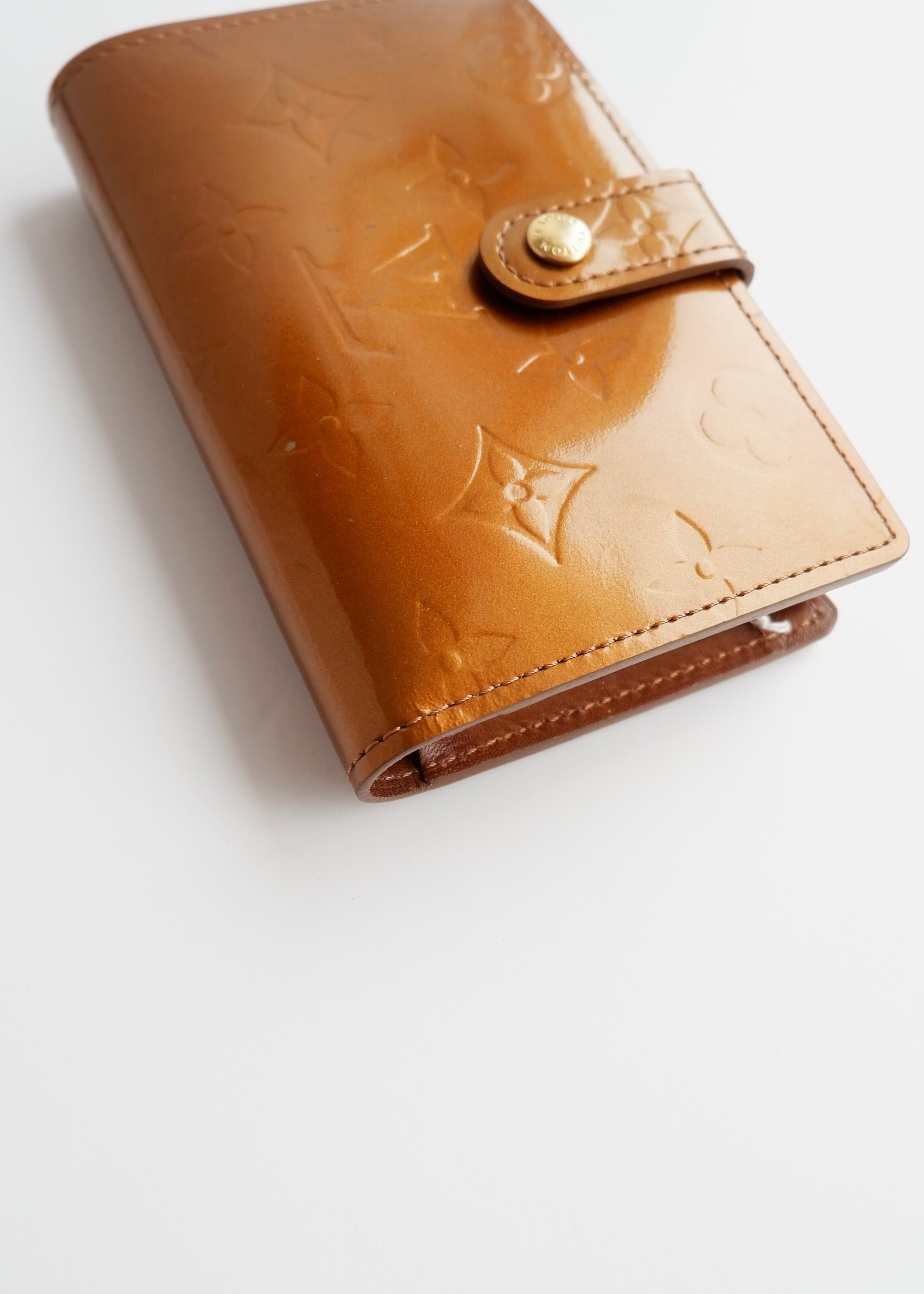 Authentic Preowned Louis Vuitton Brown Monogram Vernis Compact Wallet