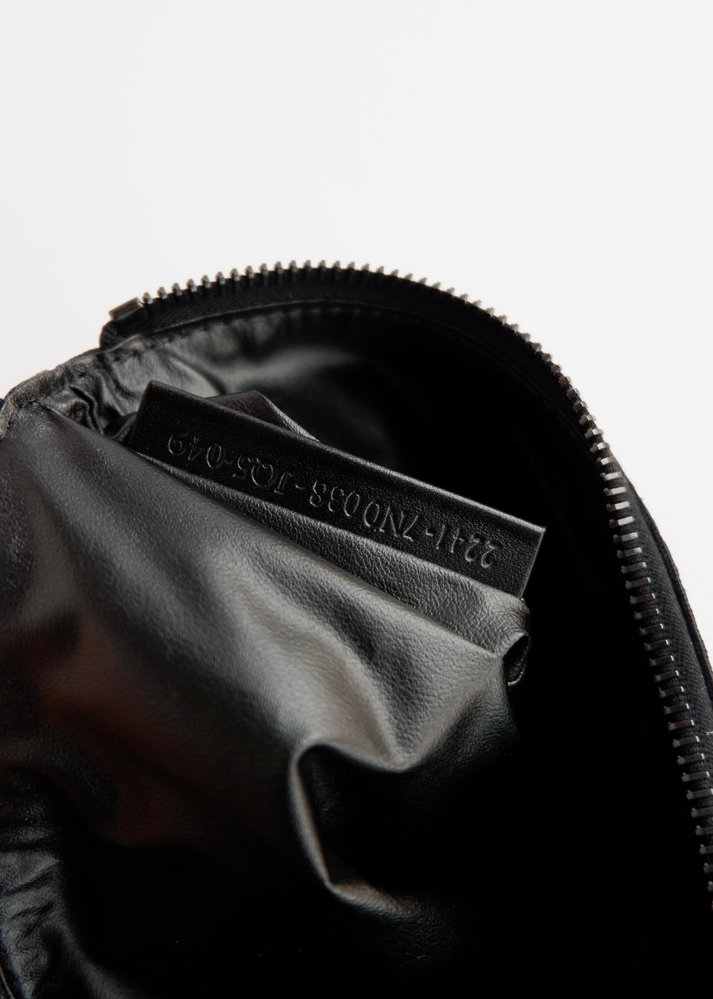 Authentic Preowned Fendi Black Canvas Zucchino Pouch