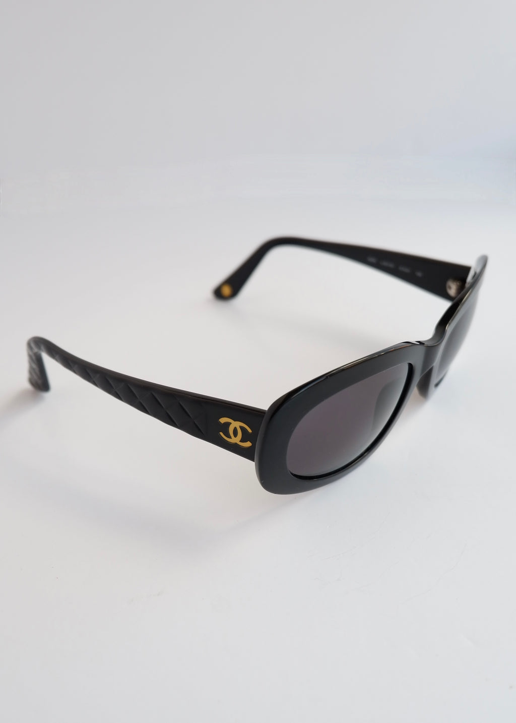 Authentic Preowned Chanel Black CC Logo Sunglasses