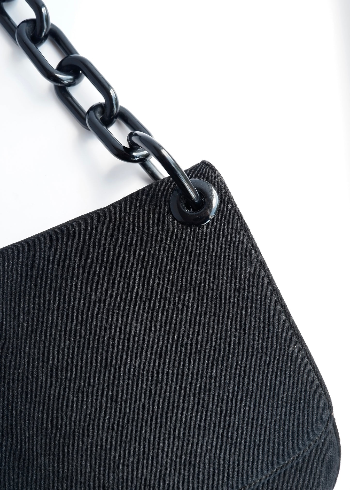Authentic Preowned Vintage Prada Black Chain Strap Shoulder Bag