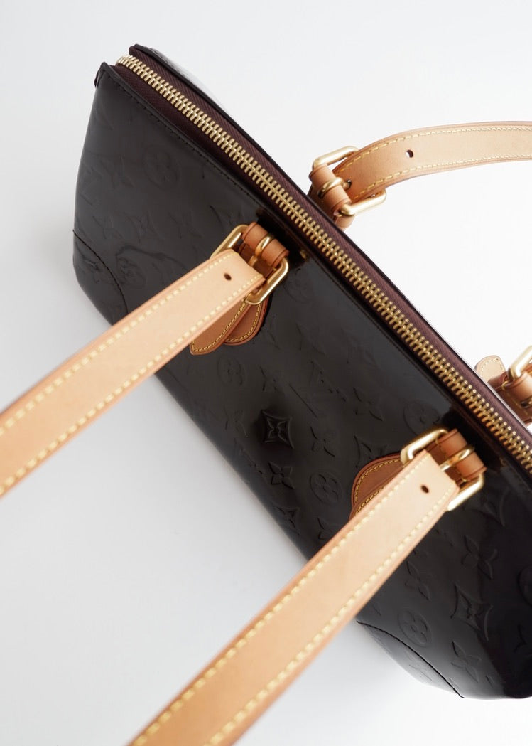 Authentic Preowned Louis Vuitton Monogram Vernis Amarante Rosewood Shoulder Bag