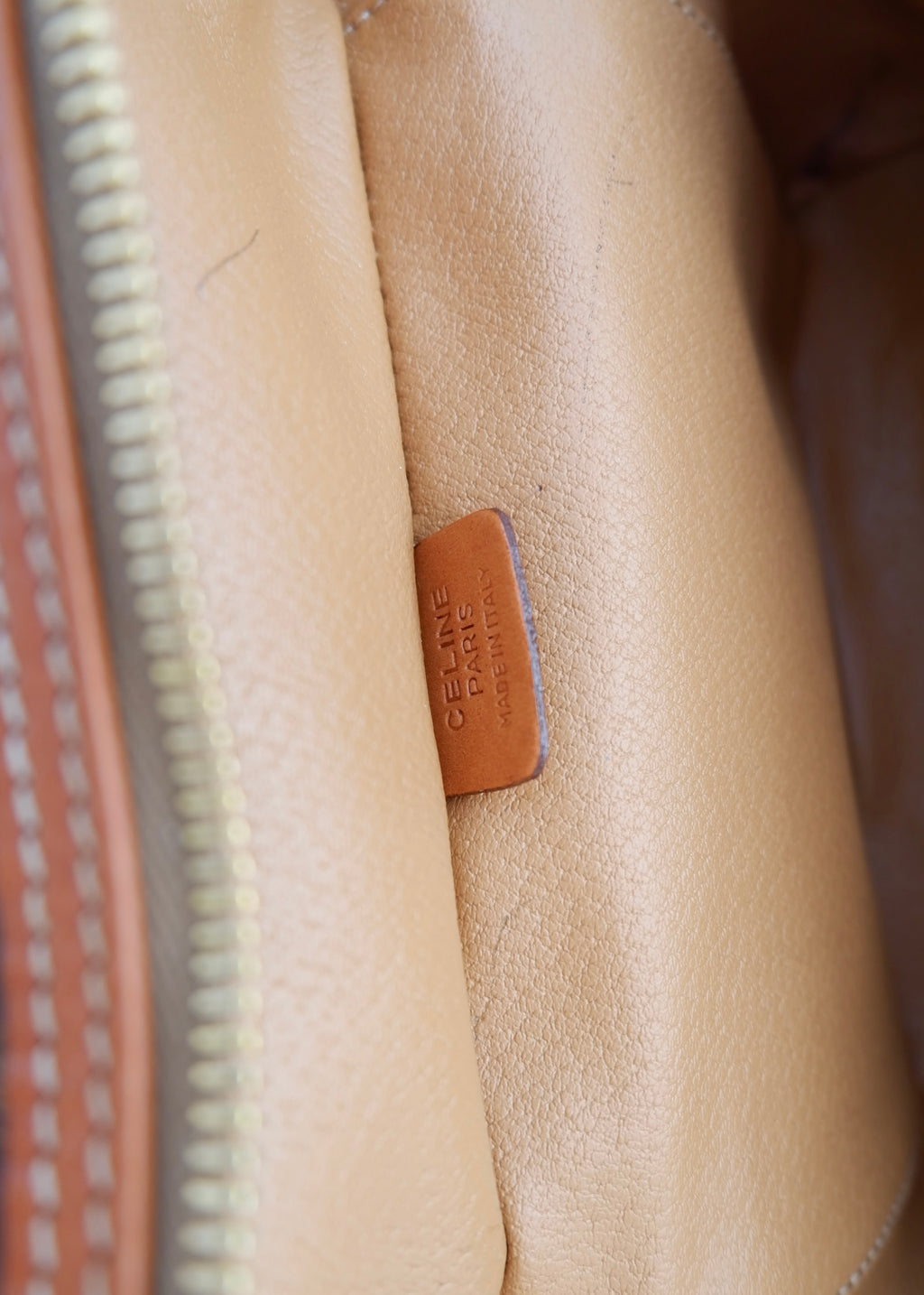 Authentic Preowned Vintage Celine Macadam Top Handle Clutch