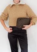 Authentic Preowned Vintage Louis Vuitton Monogram Large Toiletry Pouch