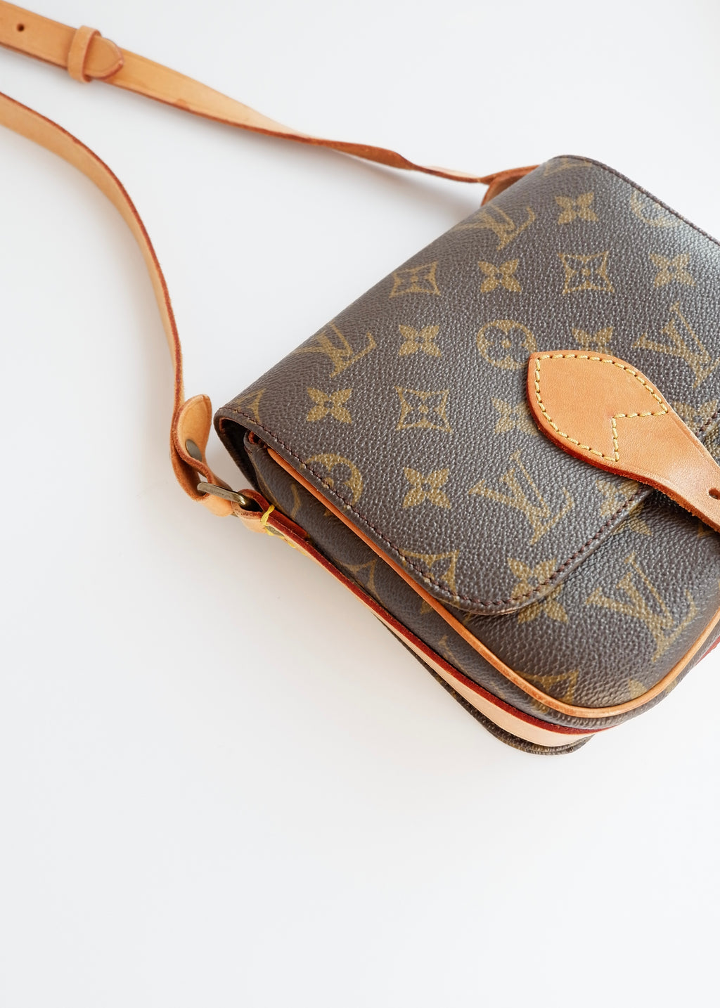 Bandoulière Louis Vuitton Monogram Mini Cartouchière d'occasion authentique