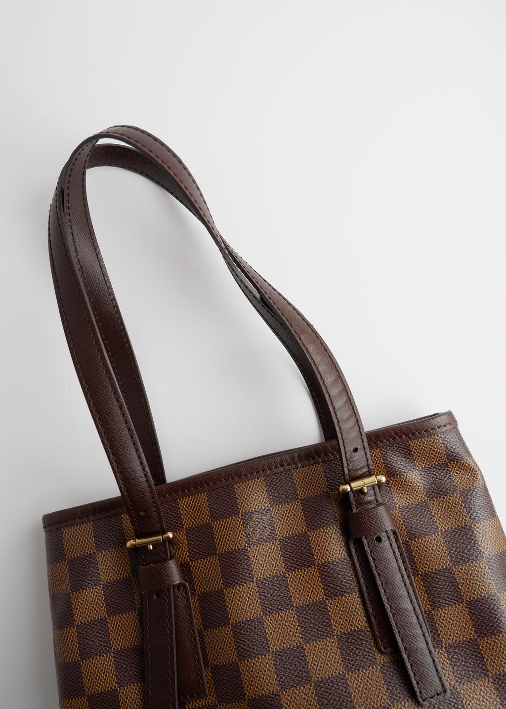 Authentic Preowned Louis Vuitton Damier Ebene Marais Bucket Bag
