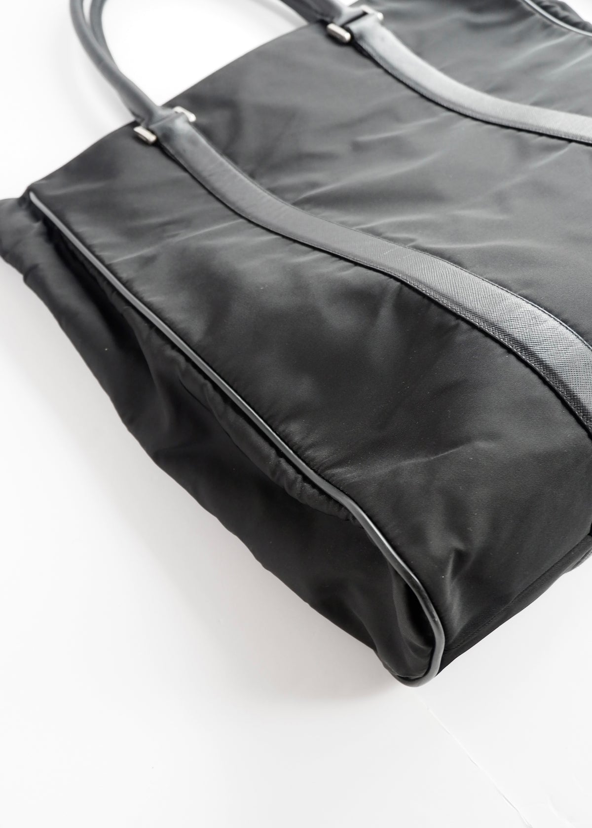 Preowned Prada Black Nylon Tote Bag