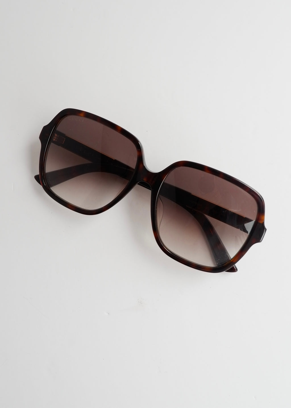 Authentic Preowned Gucci Black Oversized Square Frame Sunglasses