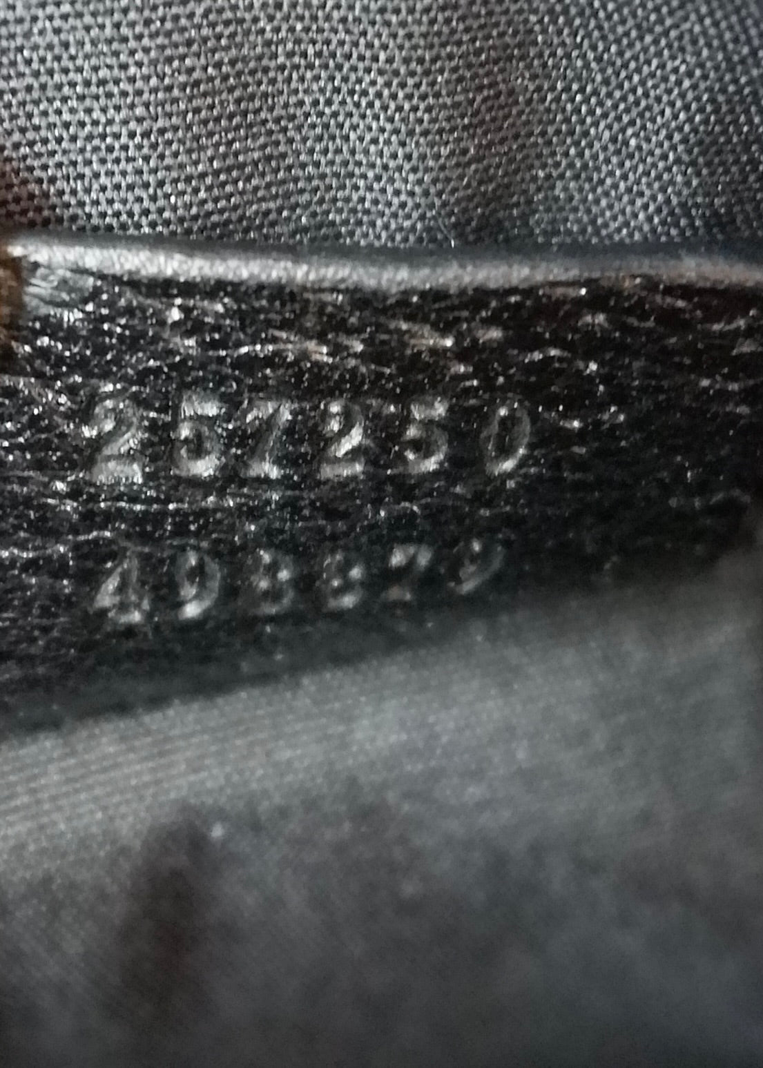 Preowned Gucci Black Large GG Canvas/Leather Shoulder Tote