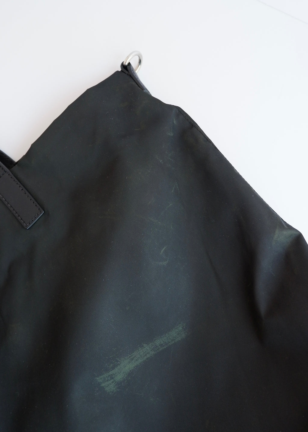 Authentic Preowned Prada Black Nylon Two Way Tote Bag