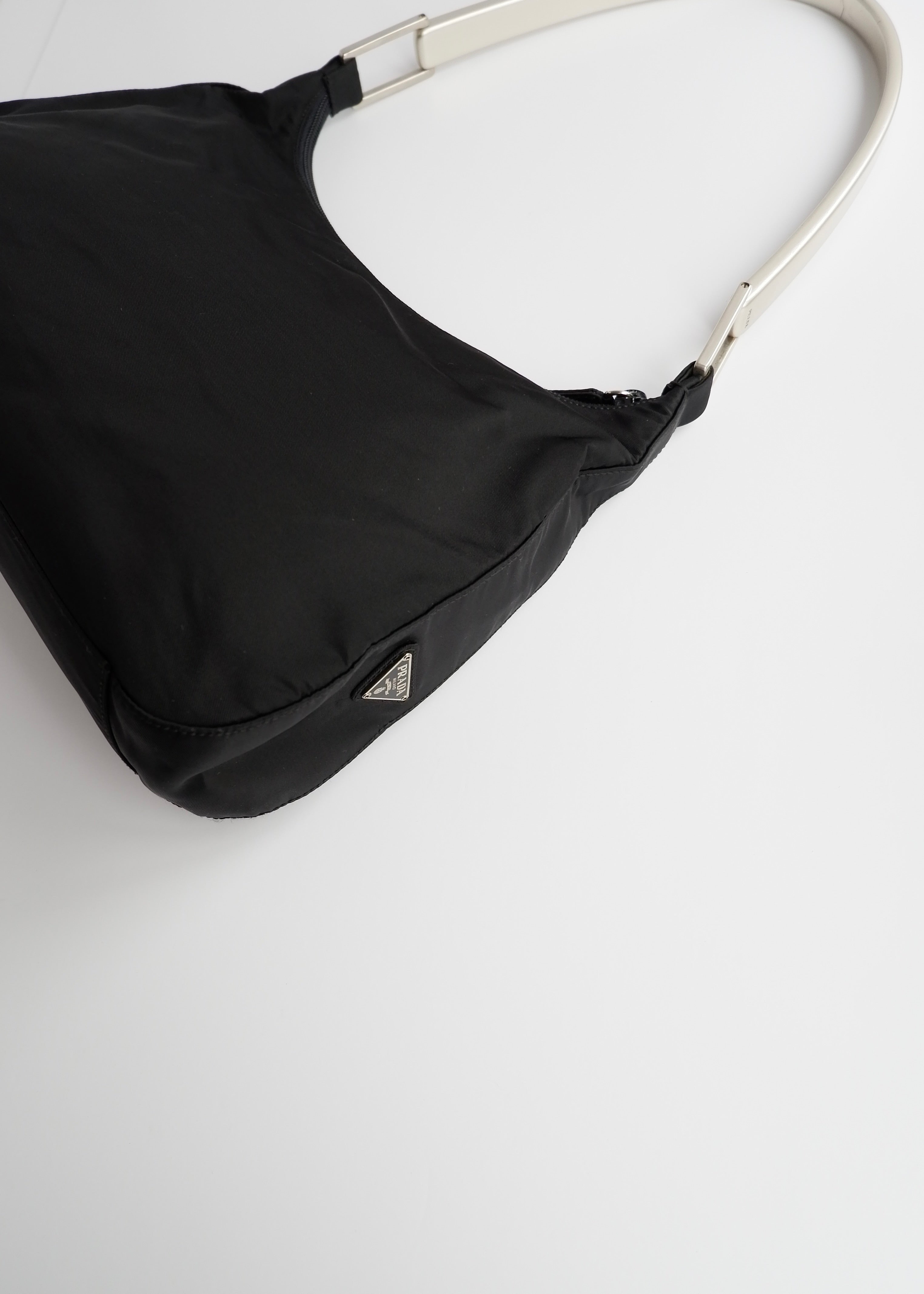 Authentic Preowned Prada Black Nylon Shoulder Bag