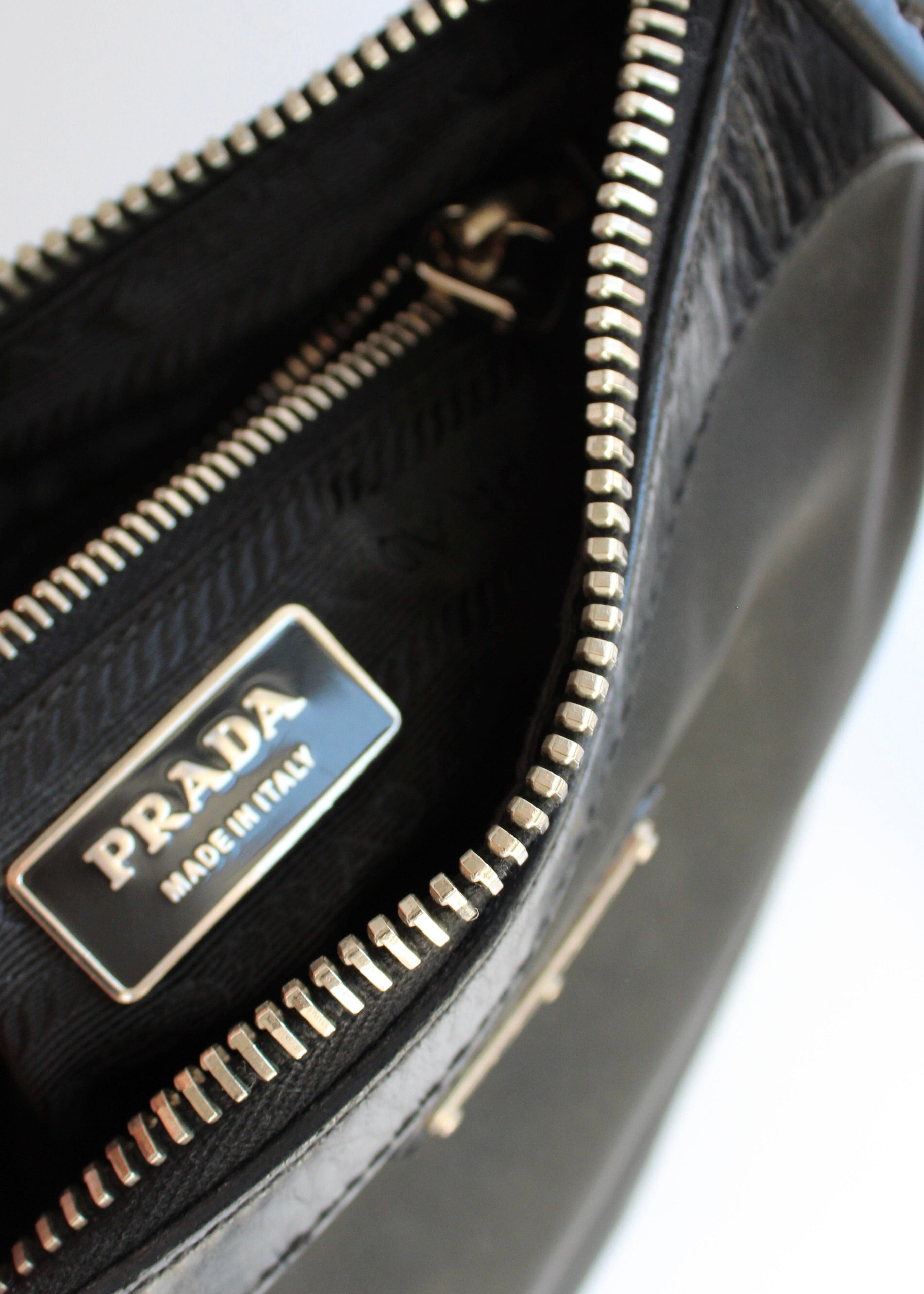 Authentic Preowned Prada Black Nylon/Leather Crossbody Bag
