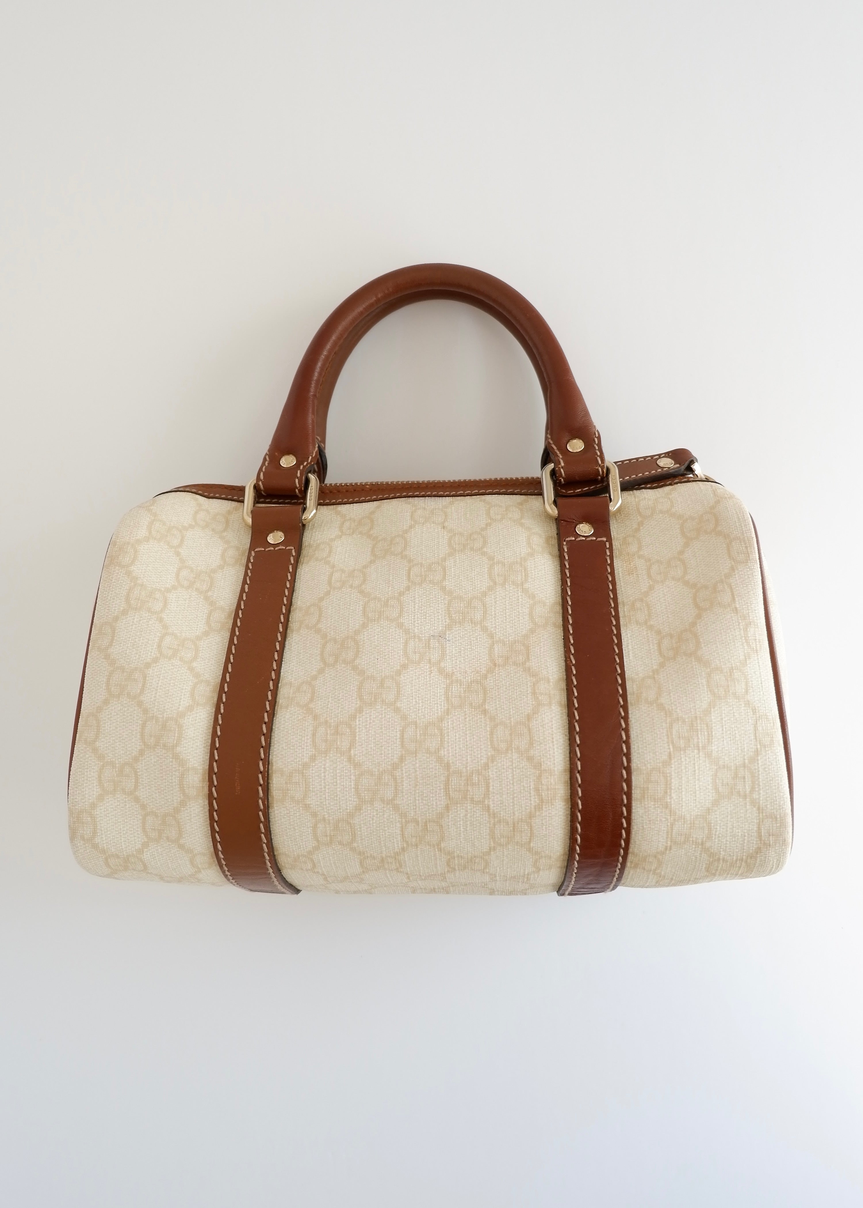 Authentic Preowned Gucci Brown GG Supreme Joy Handbag