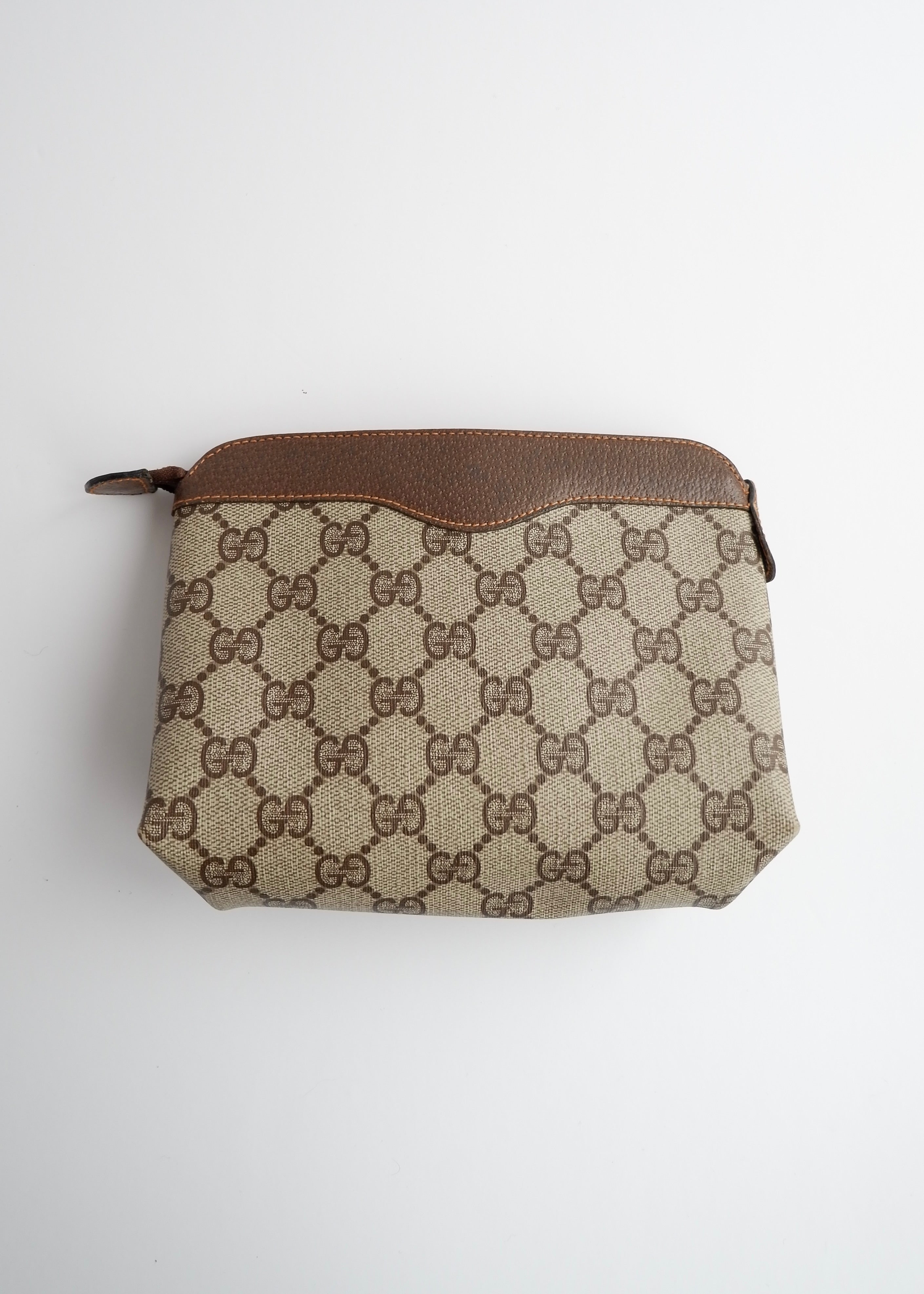Authentic Preowned Vintage Gucci GG Canvas Pouch