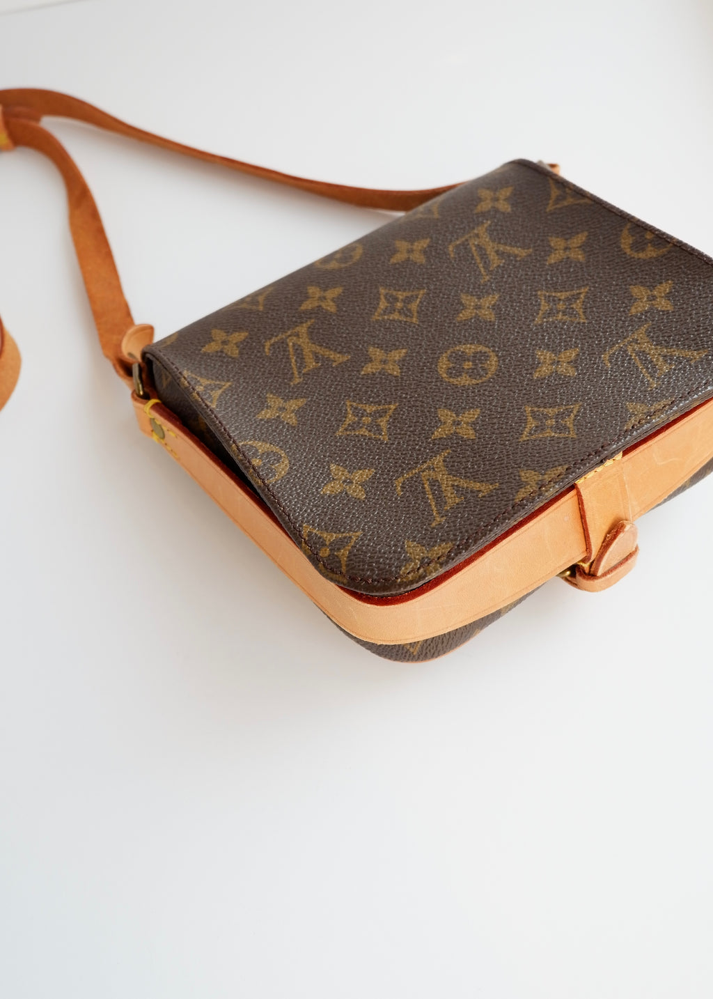 Bandoulière Louis Vuitton Monogram Mini Cartouchière d'occasion authentique