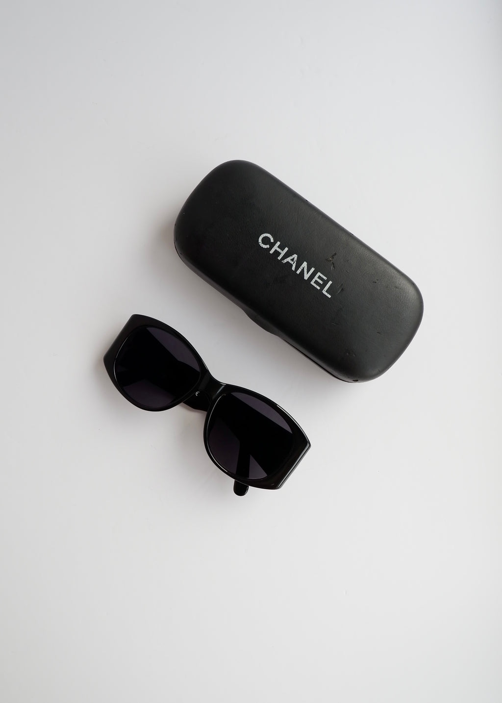 Authentic Preowned Vintage Chanel Black CC Logo Sunglasses