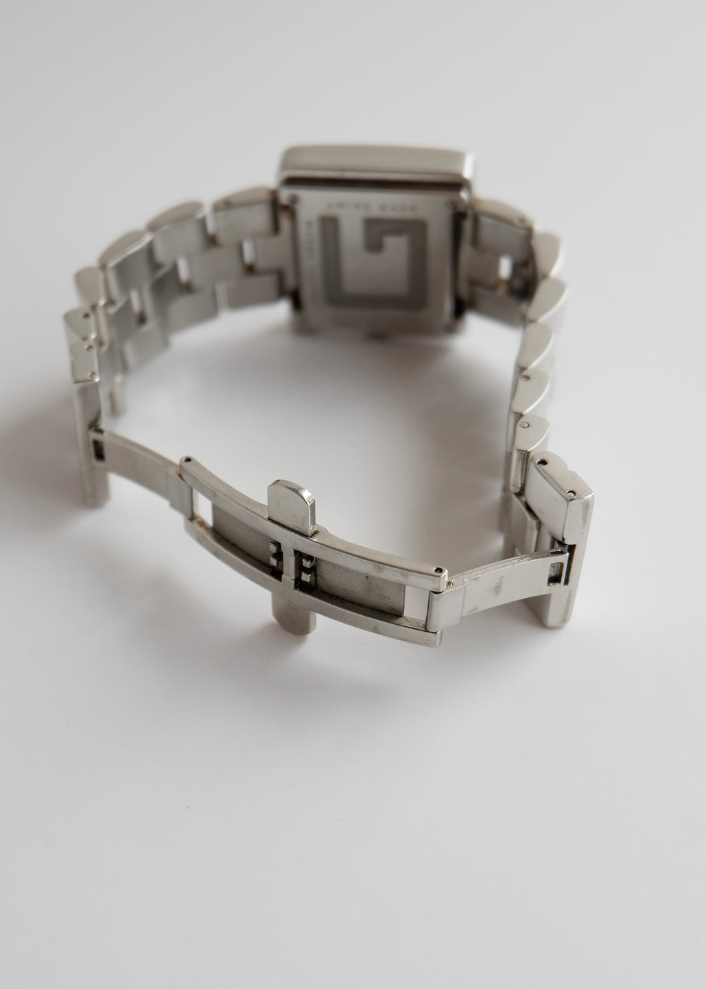 Authentic Preowned Gucci Silver Stainless Steel G Face Watch