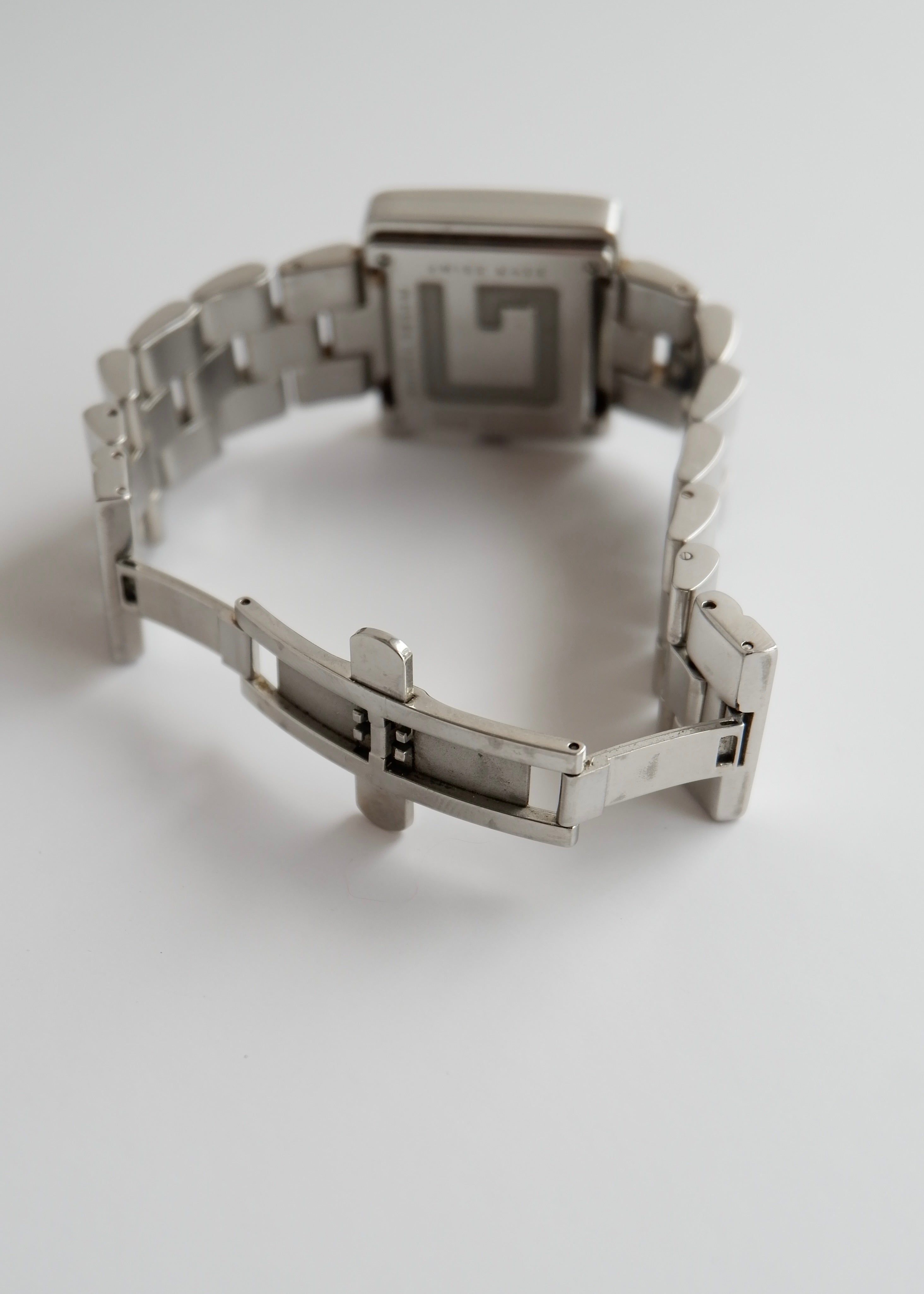 Authentic Preowned Gucci Silver Stainless Steel G Face Watch