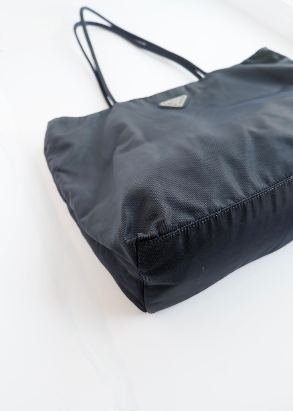 Authentic Preowned Prada Navy Nylon Long Strap Tote Bag