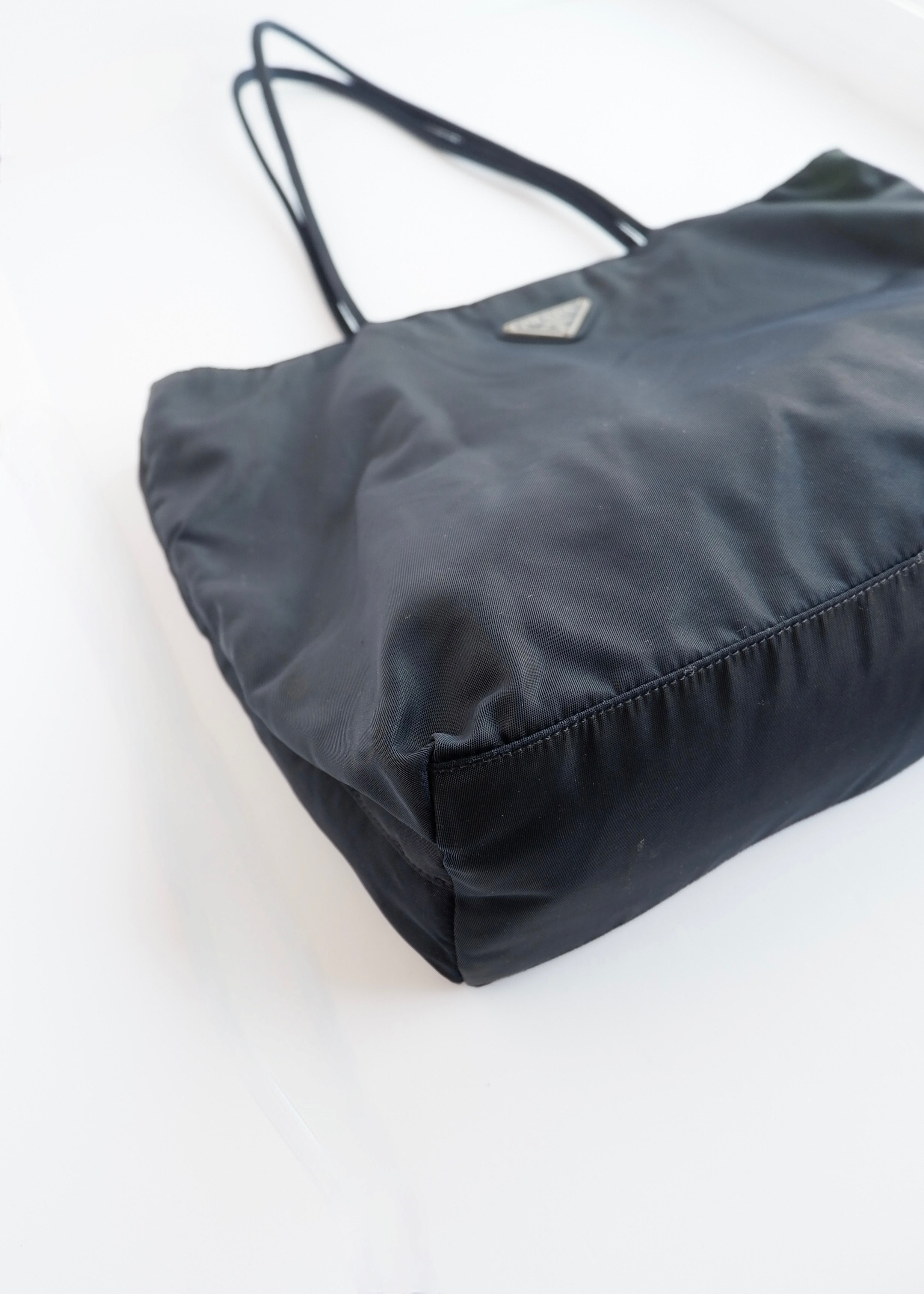 Authentic Preowned Prada Navy Nylon Long Strap Tote Bag