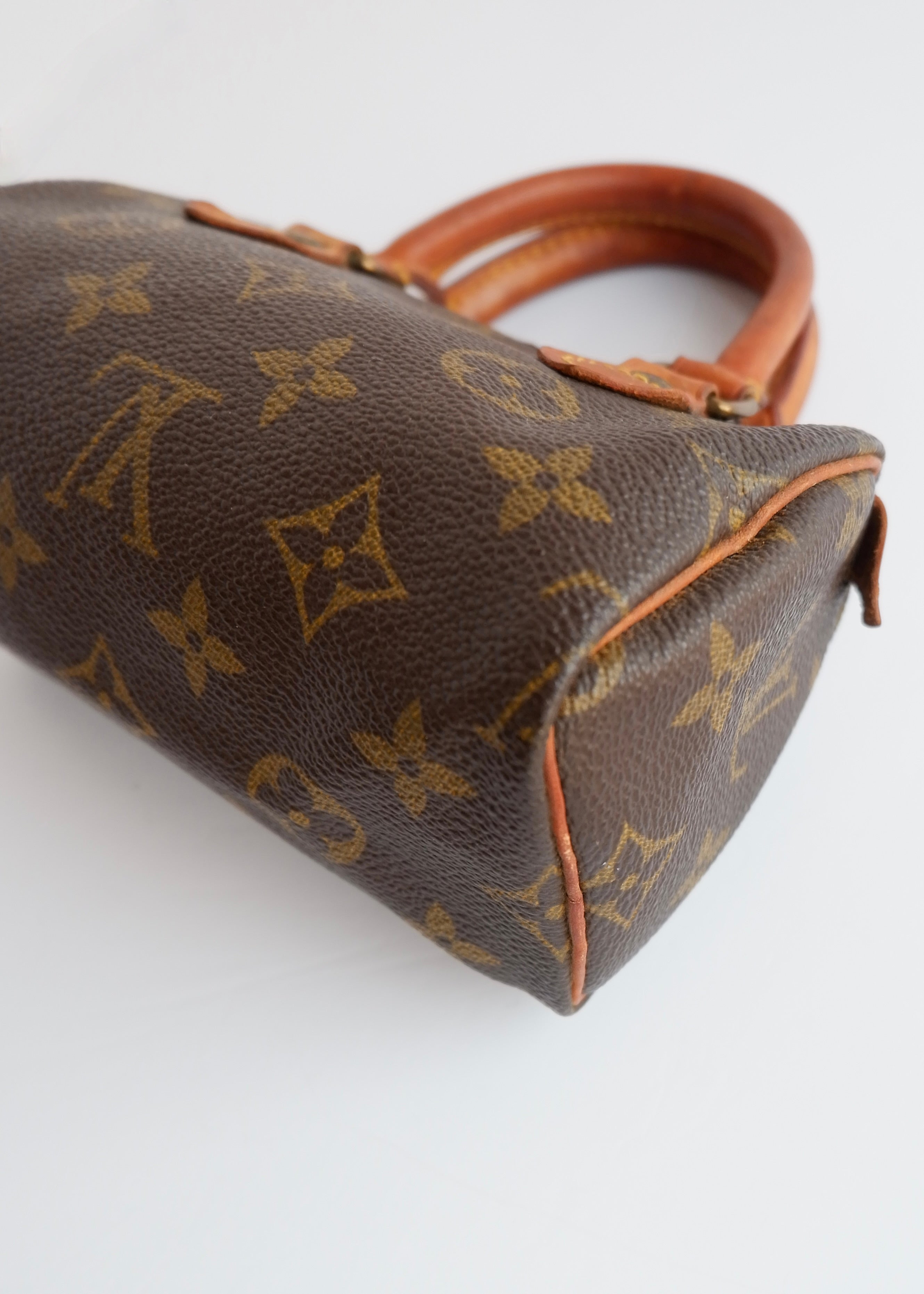 Authentic Preowned Vintage Louis Vuitton Monongram Nano Speedy (with strap)
