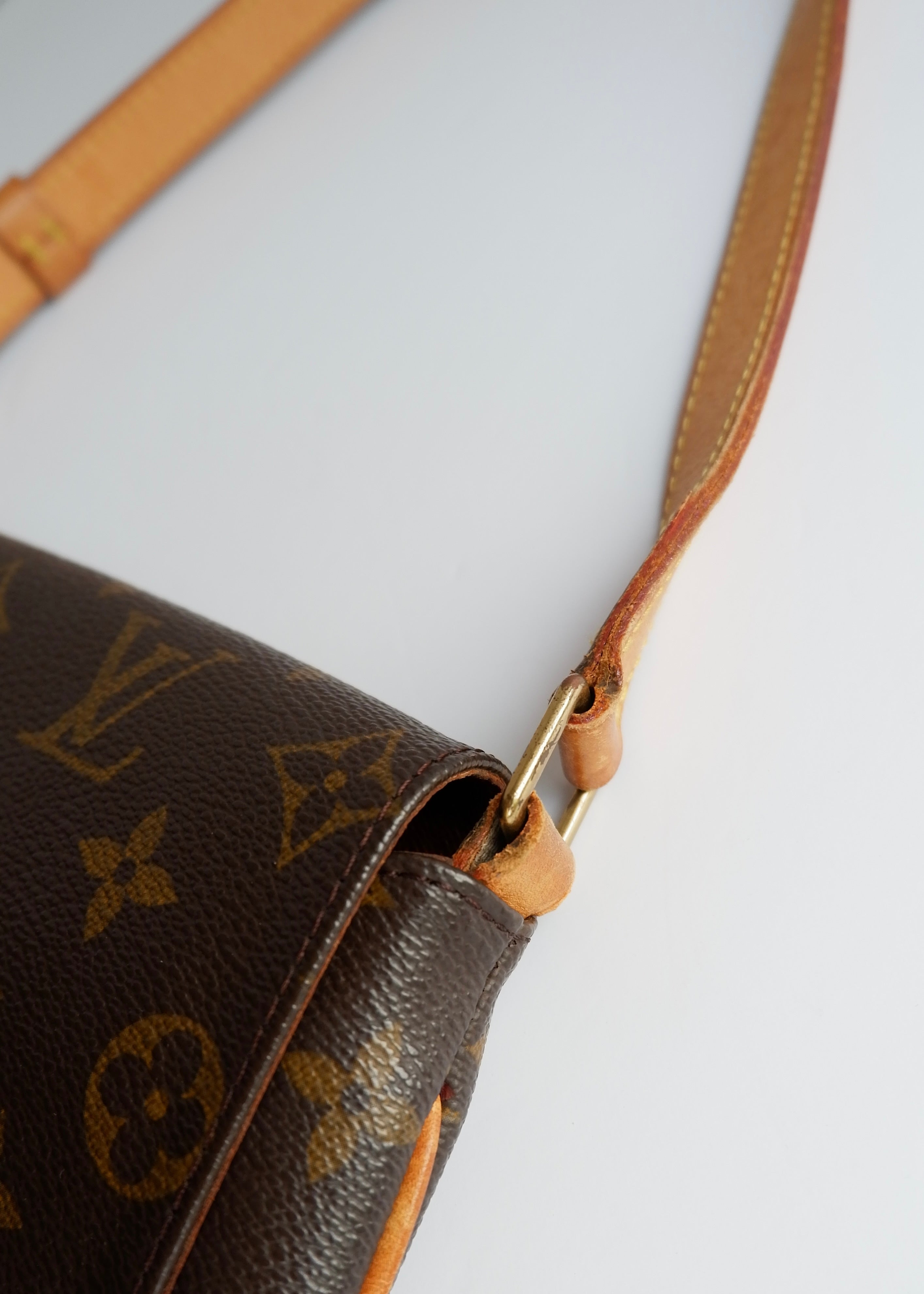 Preowned Louis Vuitton Brown Monogram Musette Tango Salsa Shoulder Bag