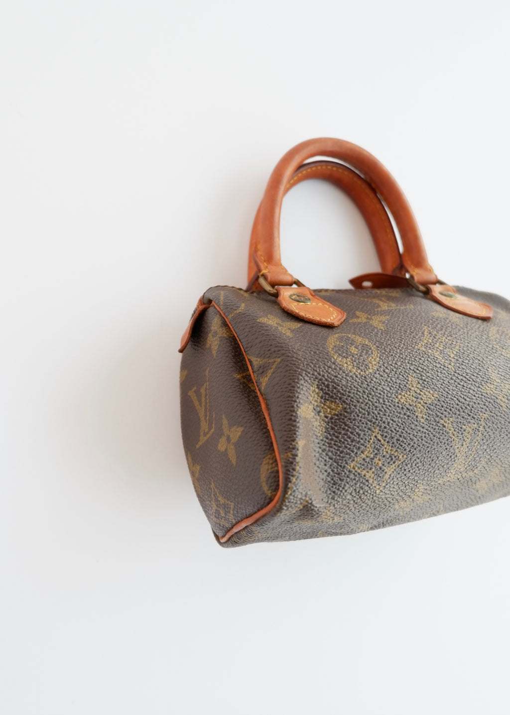 Authentic Preowned Vintage Louis Vuitton Monongram Nano Speedy (with strap)