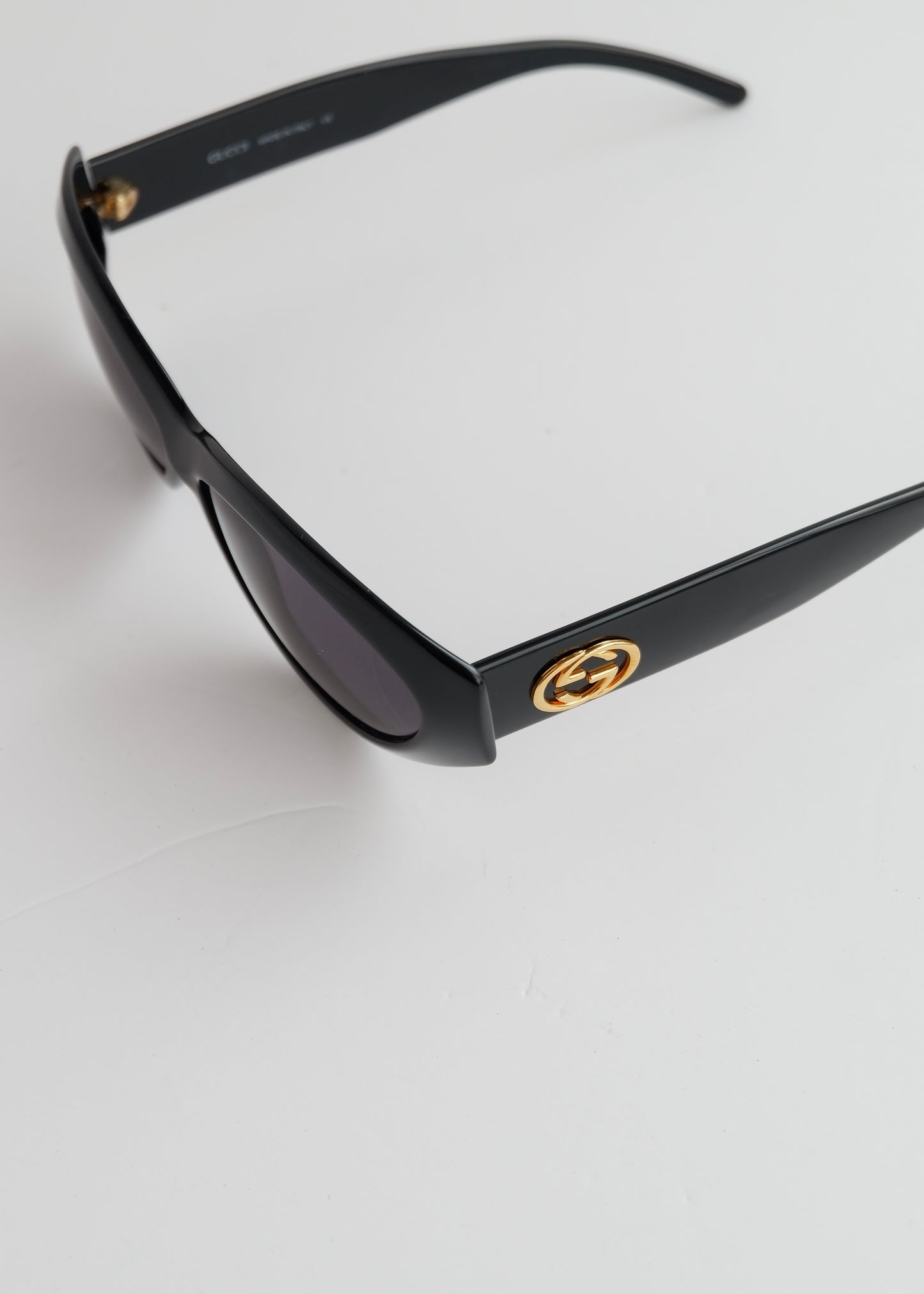 Authentic Preowned Gucci Black Cat Eye Sunglasses