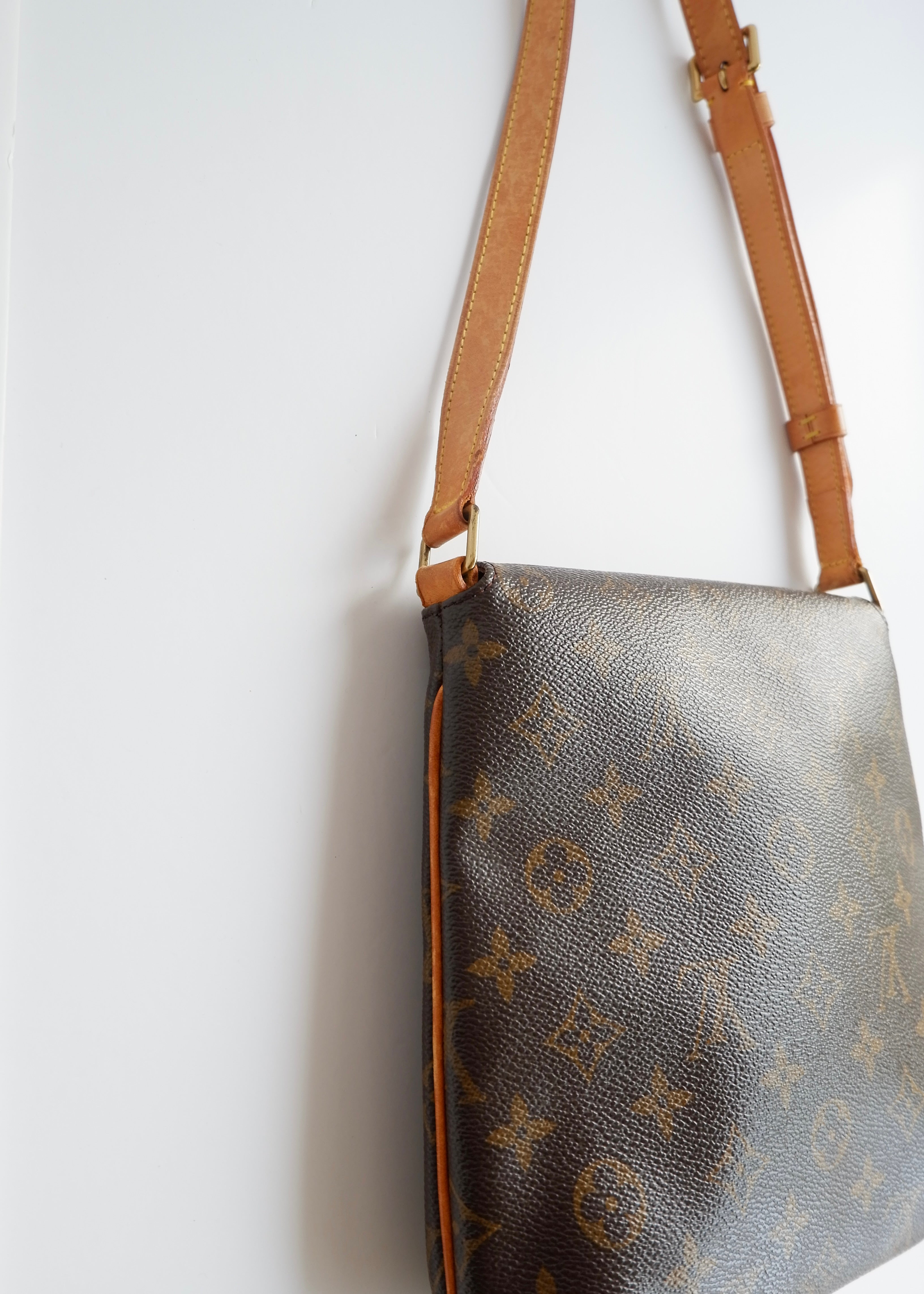 Preowned Louis Vuitton Brown Monogram Musette Tango Salsa Shoulder Bag