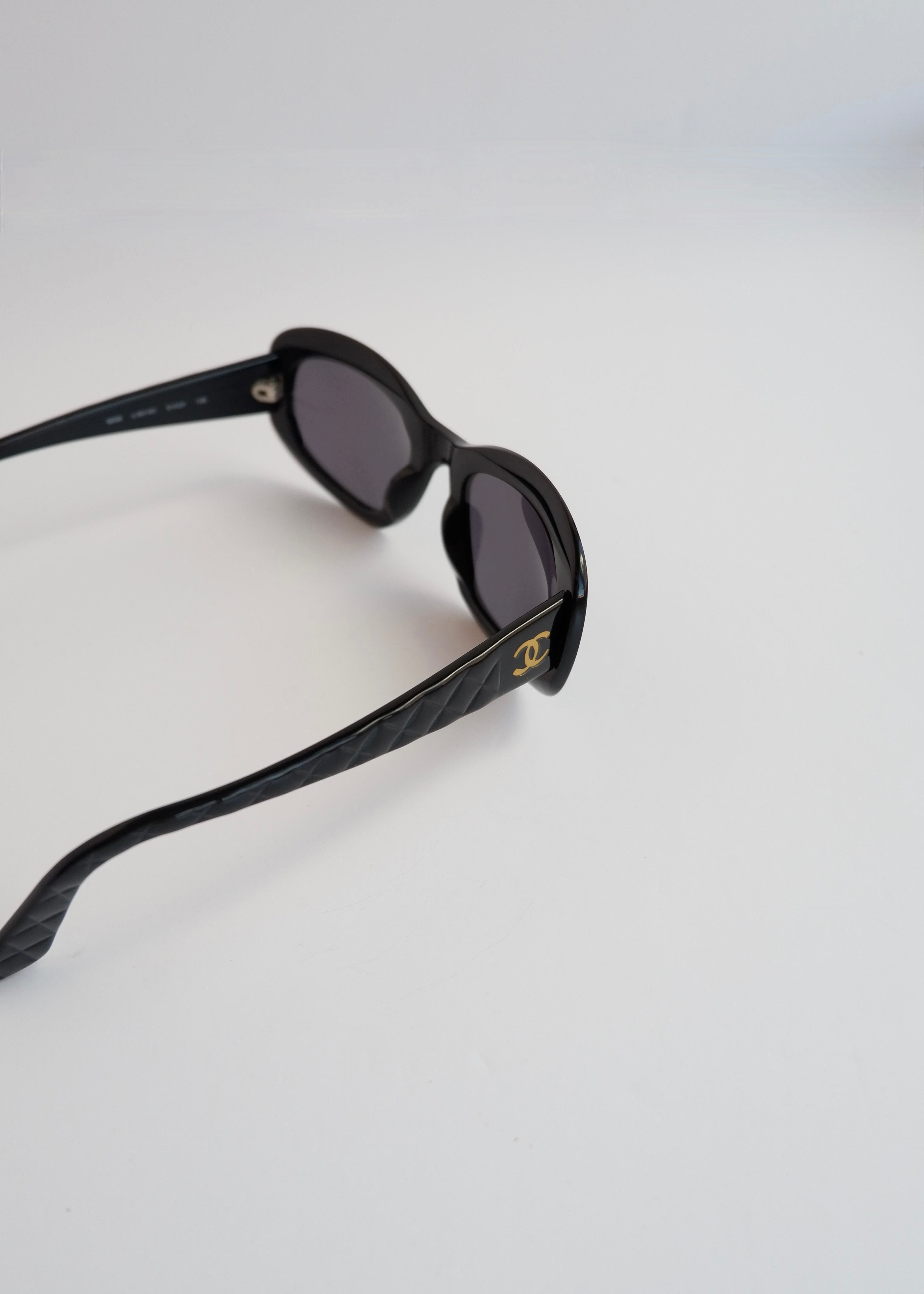 Authentic Preowned Chanel Black CC Logo Sunglasses