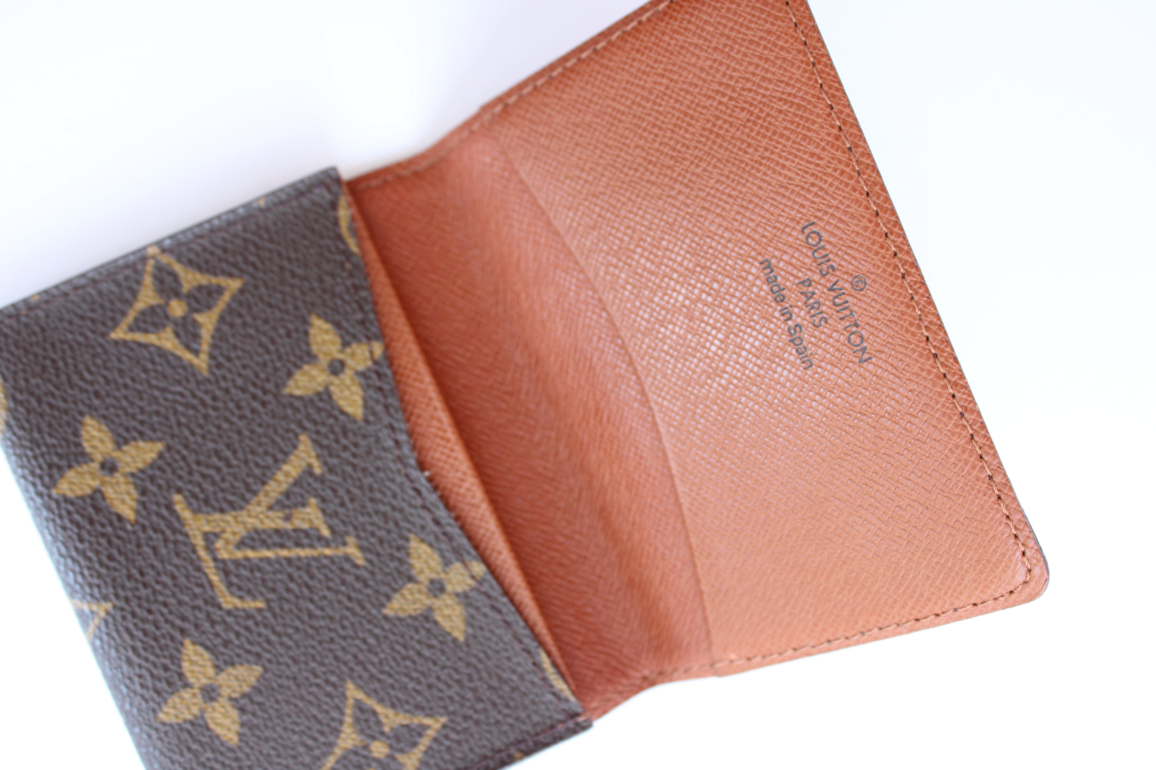 Authentique porte-cartes Louis Vuitton Monogram d'occasion