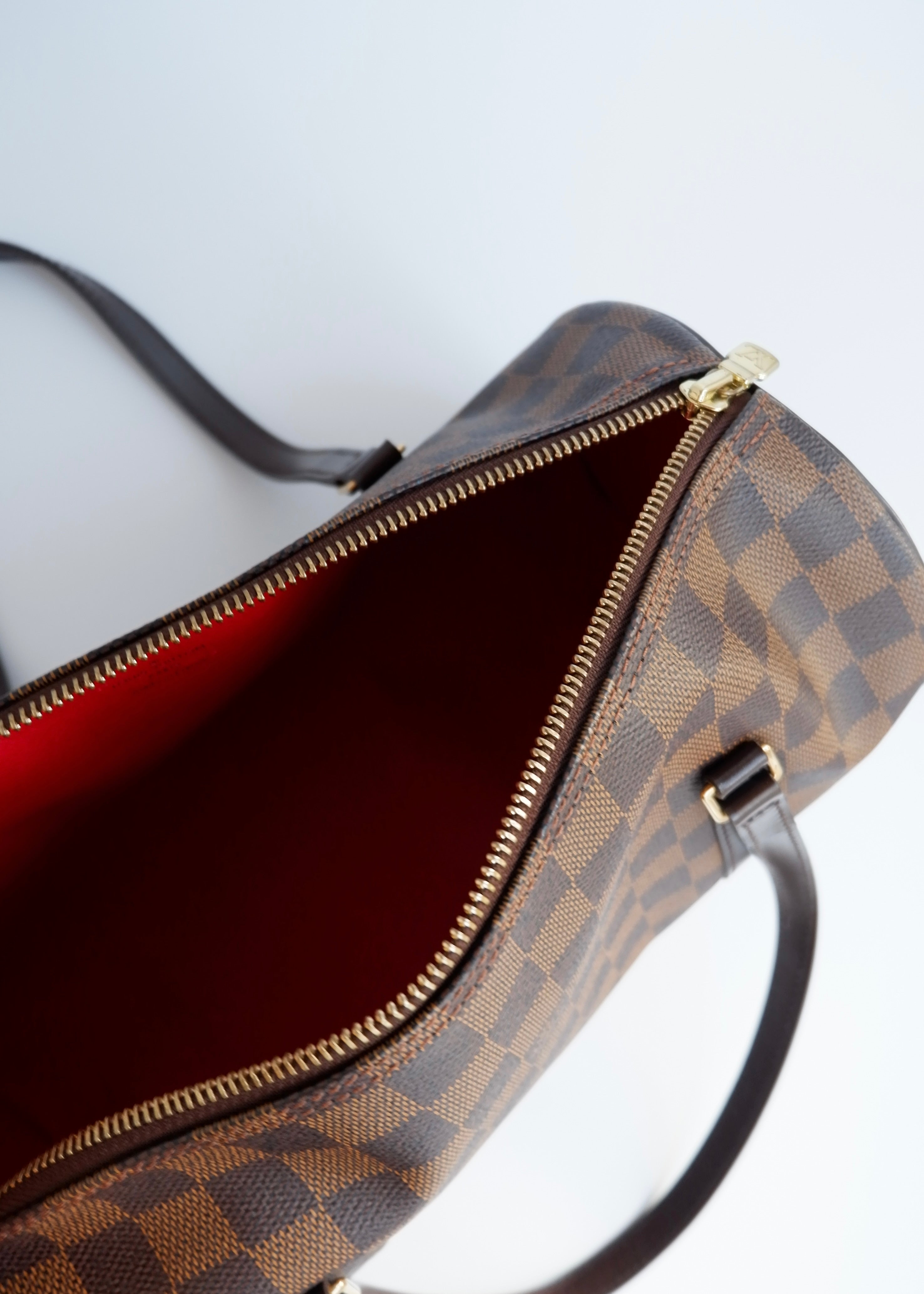 Authentique Sac d'occasion Louis Vuitton Damier Ebene Papillon 30